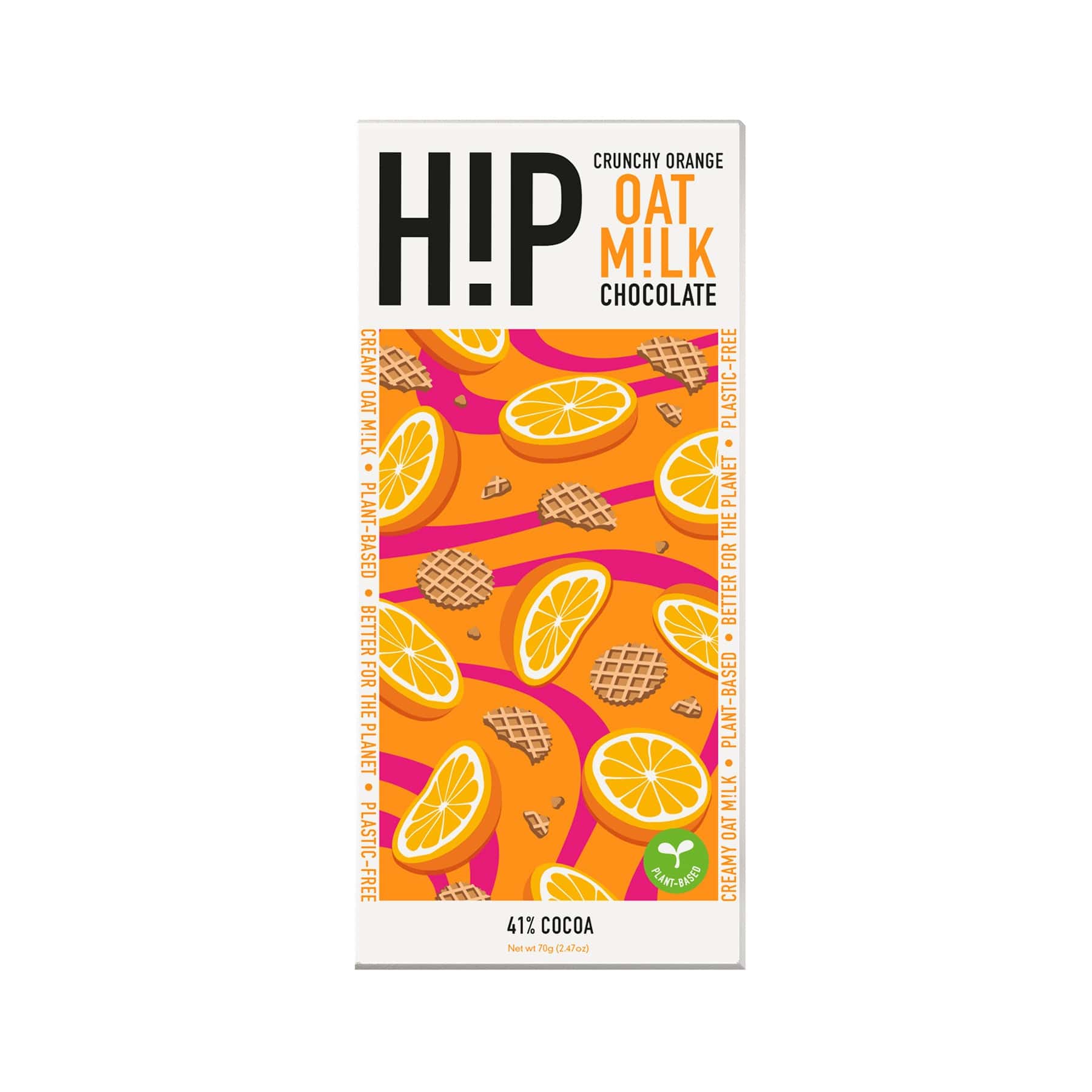 Crunchy orange oat milk bar 70g