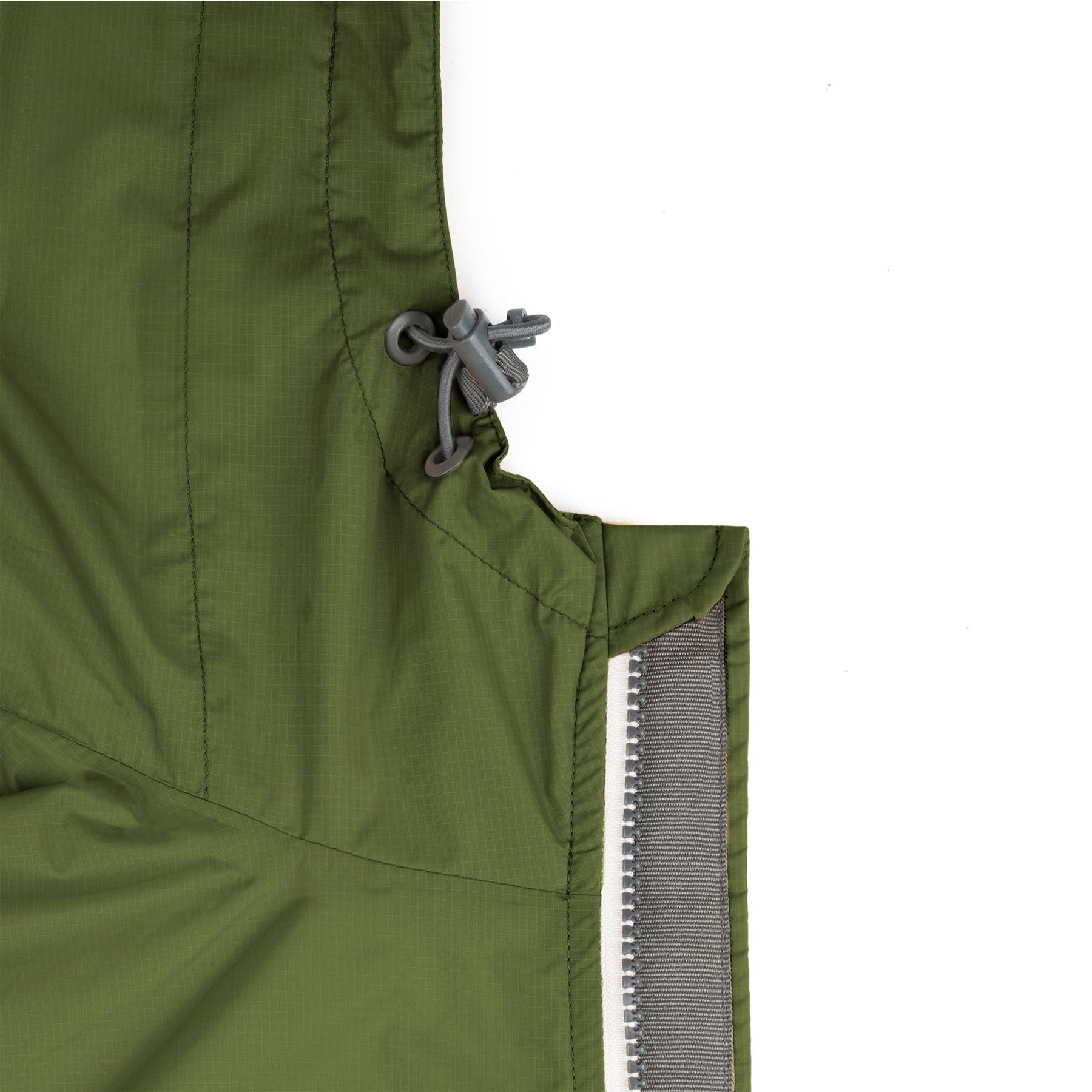 Holborn jacket avocado recycled nylon ripstop