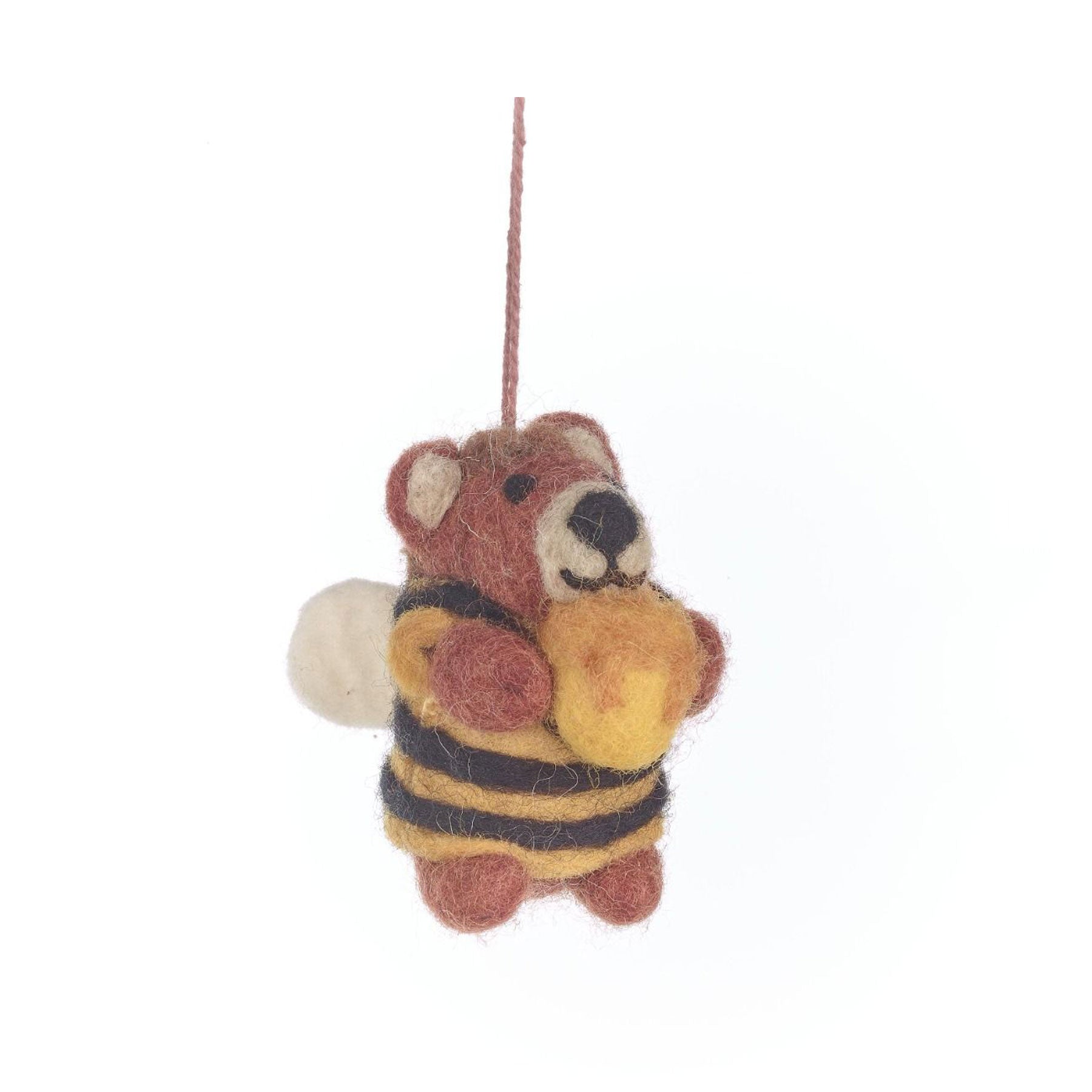 Howie honey bee bear hanging decoration