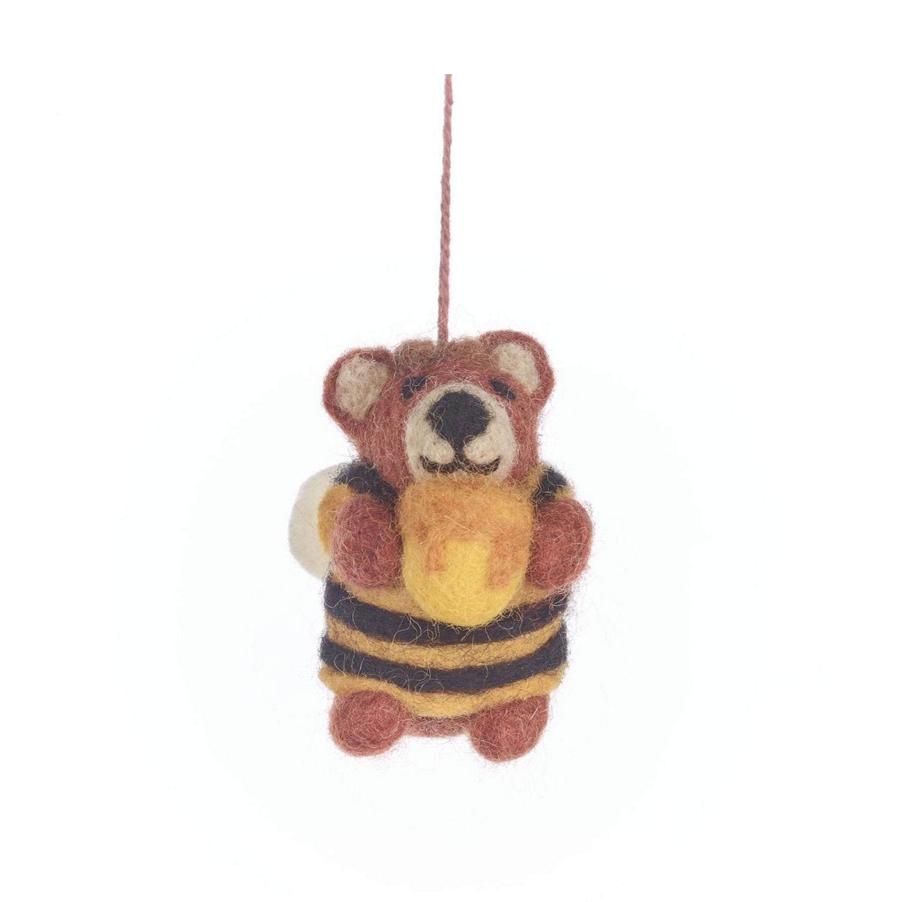 Howie honey bee bear hanging decoration