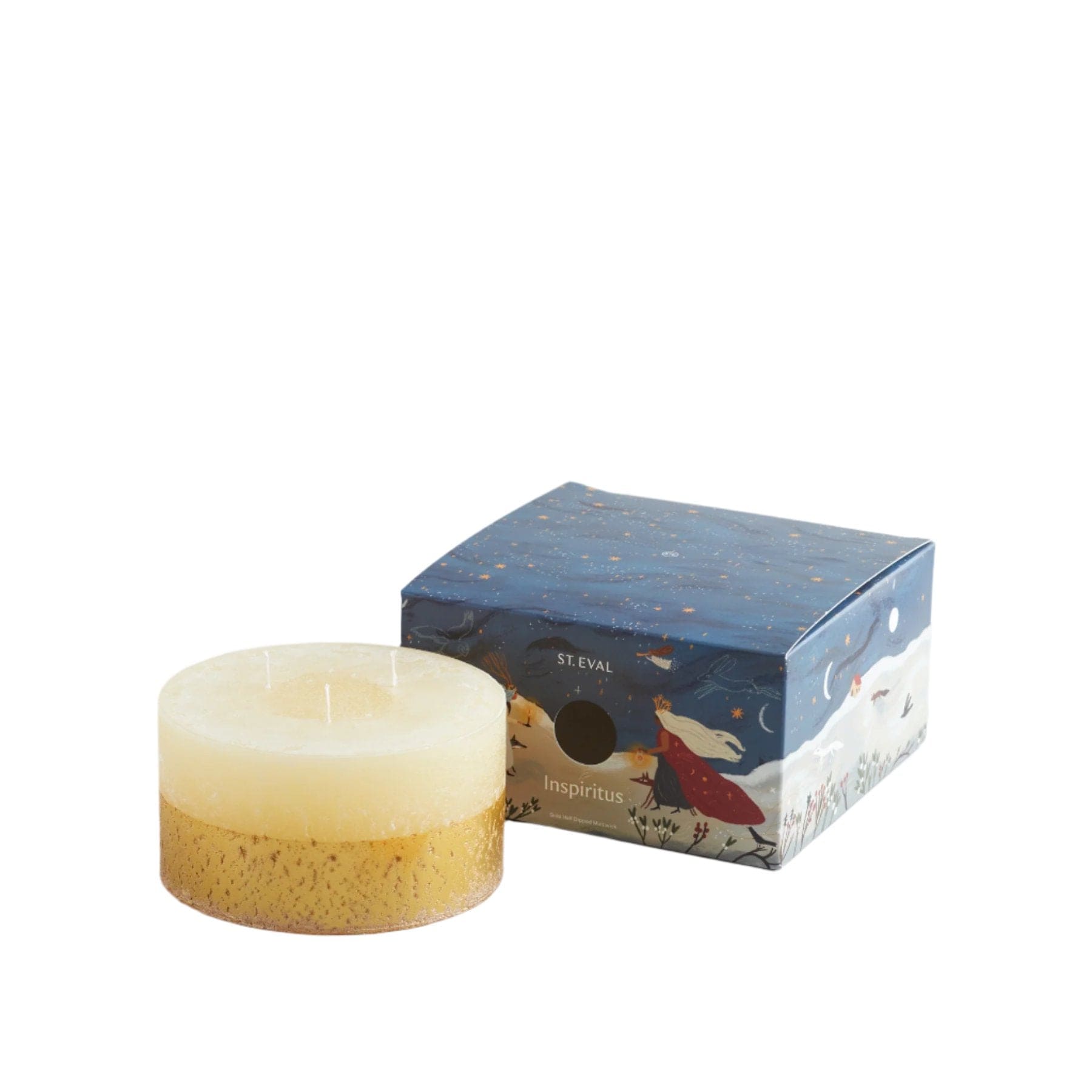 Inspiritus gold half-dipped multiwick candle