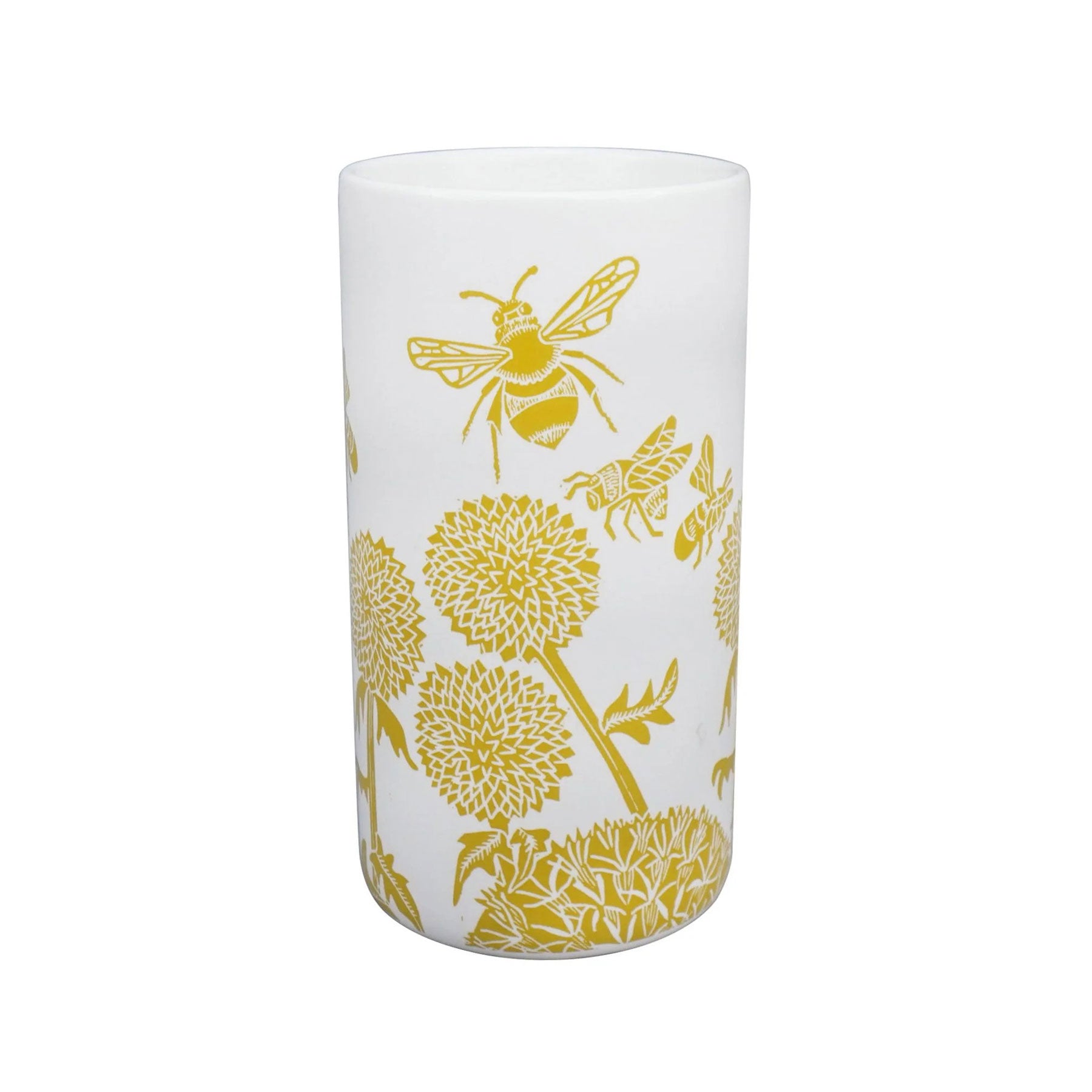 Pollinators ceramic vase