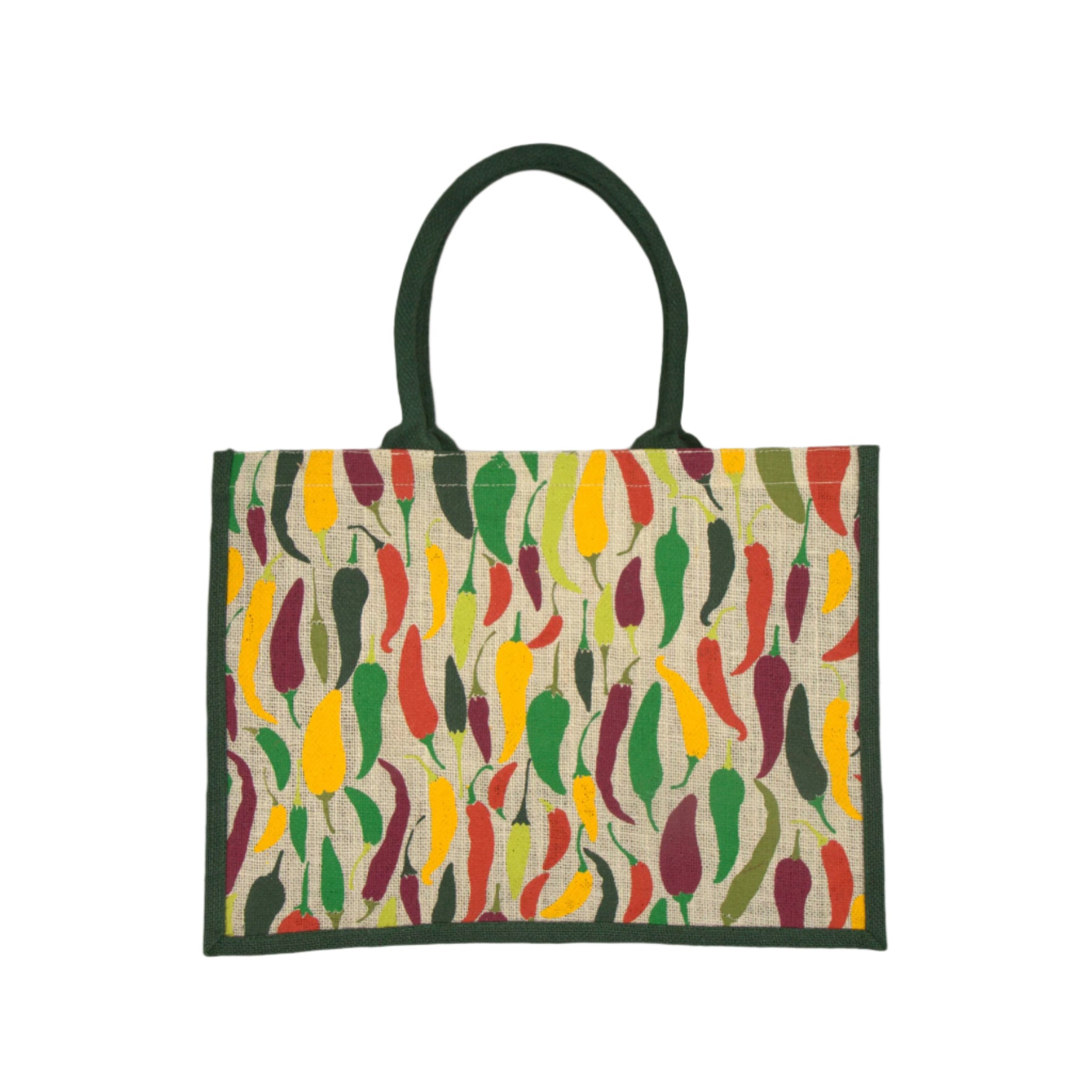 Large chilli jute bag