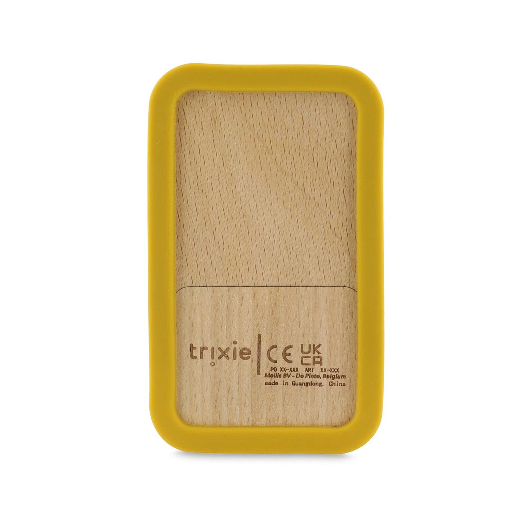 Wooden silicone baby phone - lion