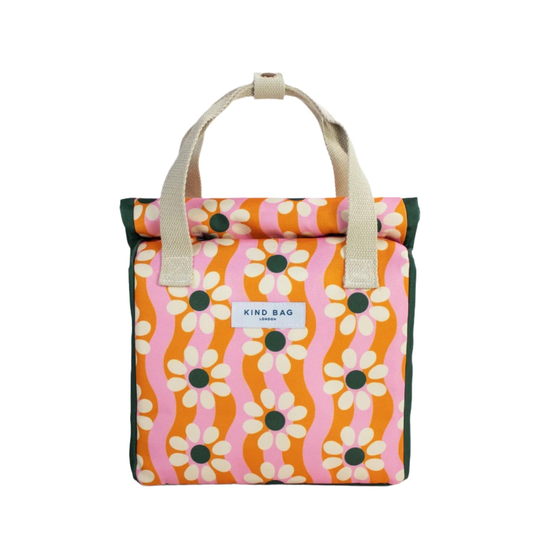 Lunch bag wavy daisy