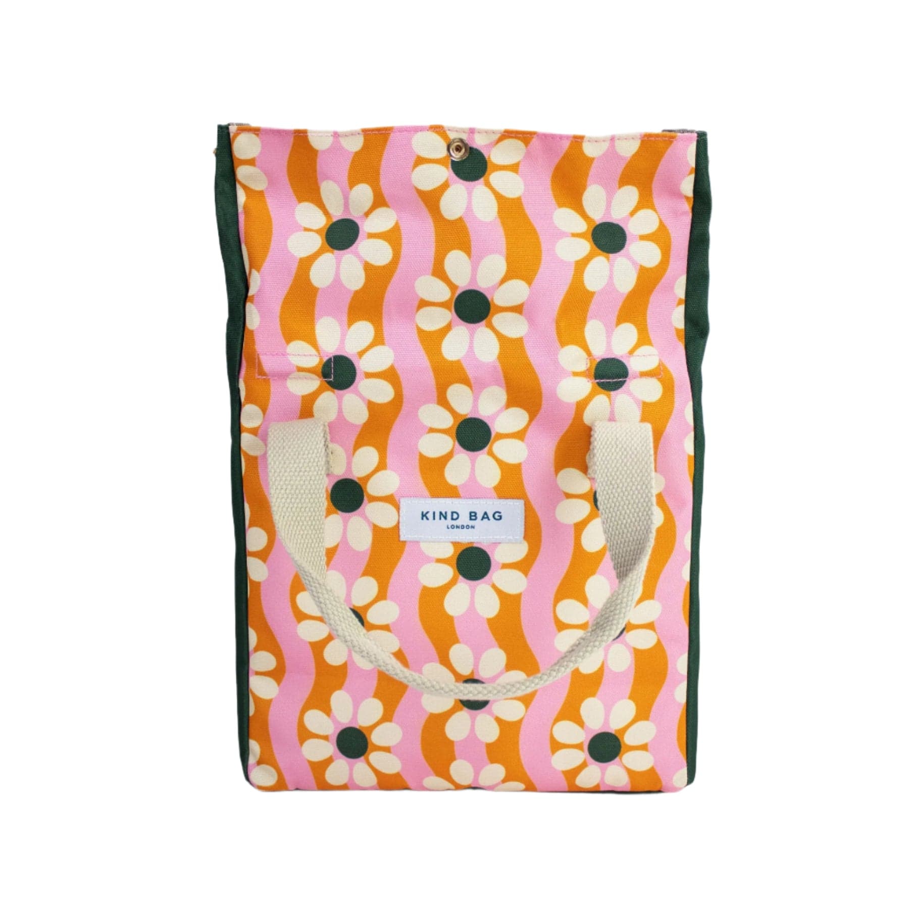 Lunch bag wavy daisy