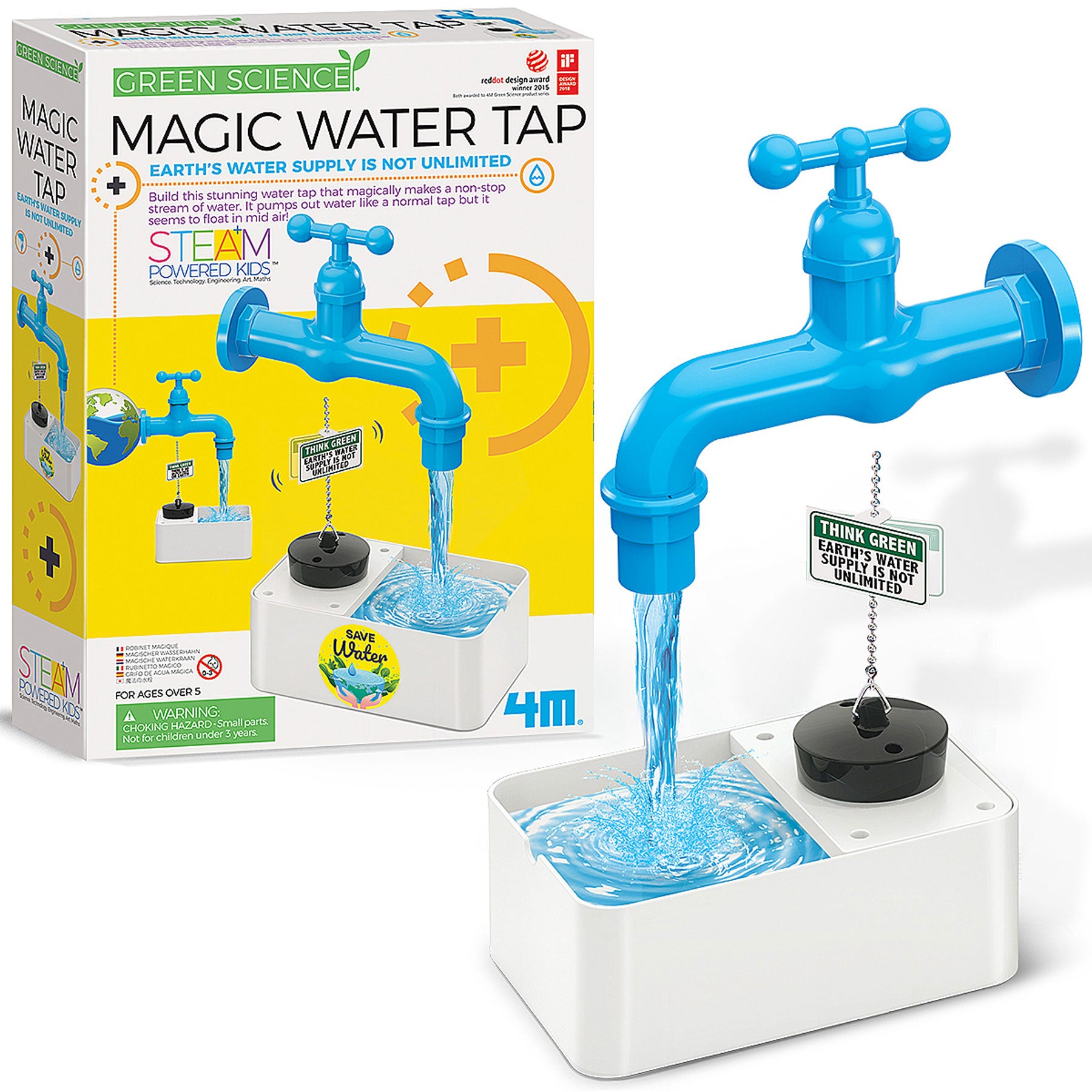Green science magic water tap