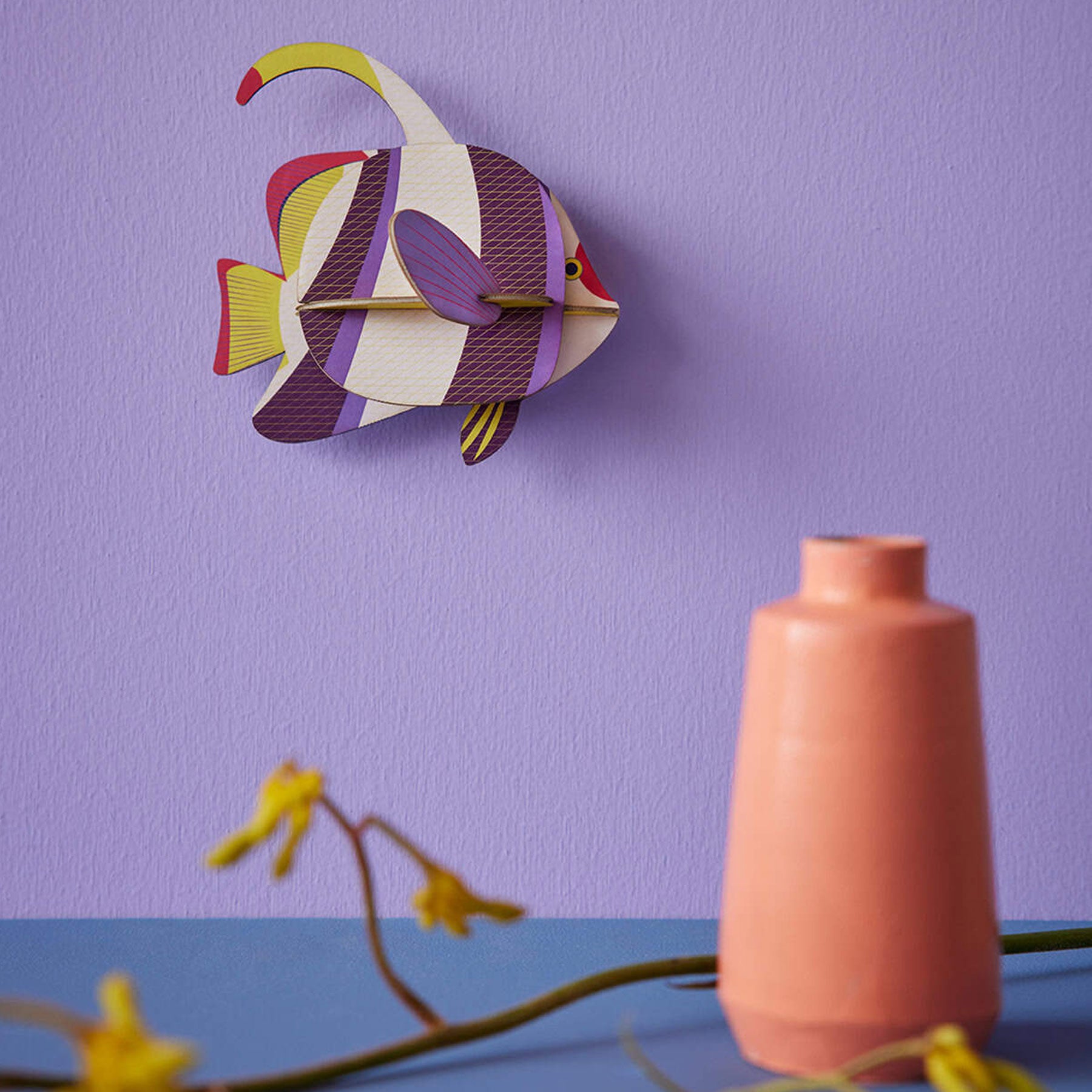 Marine angelfish wall art