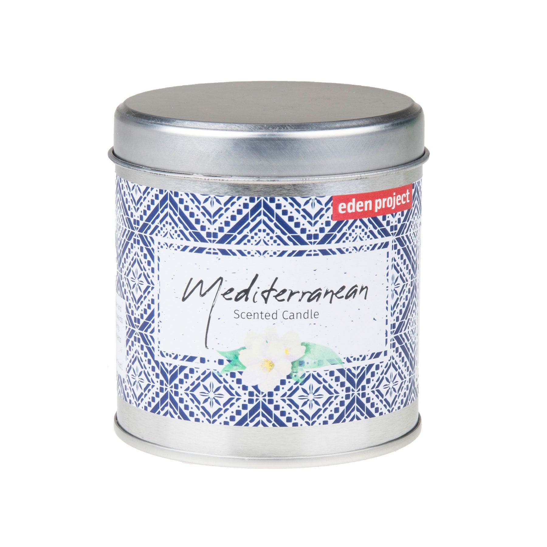 Mediterranean scented tin candle