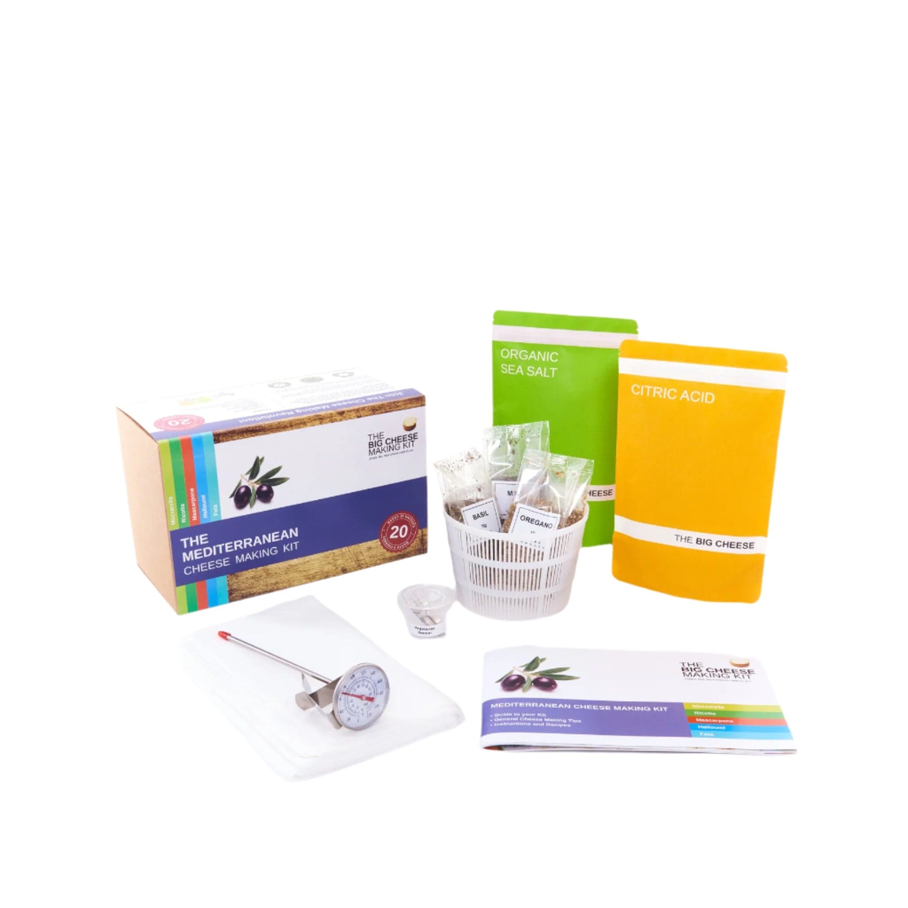 Mediterranean cheese making kit