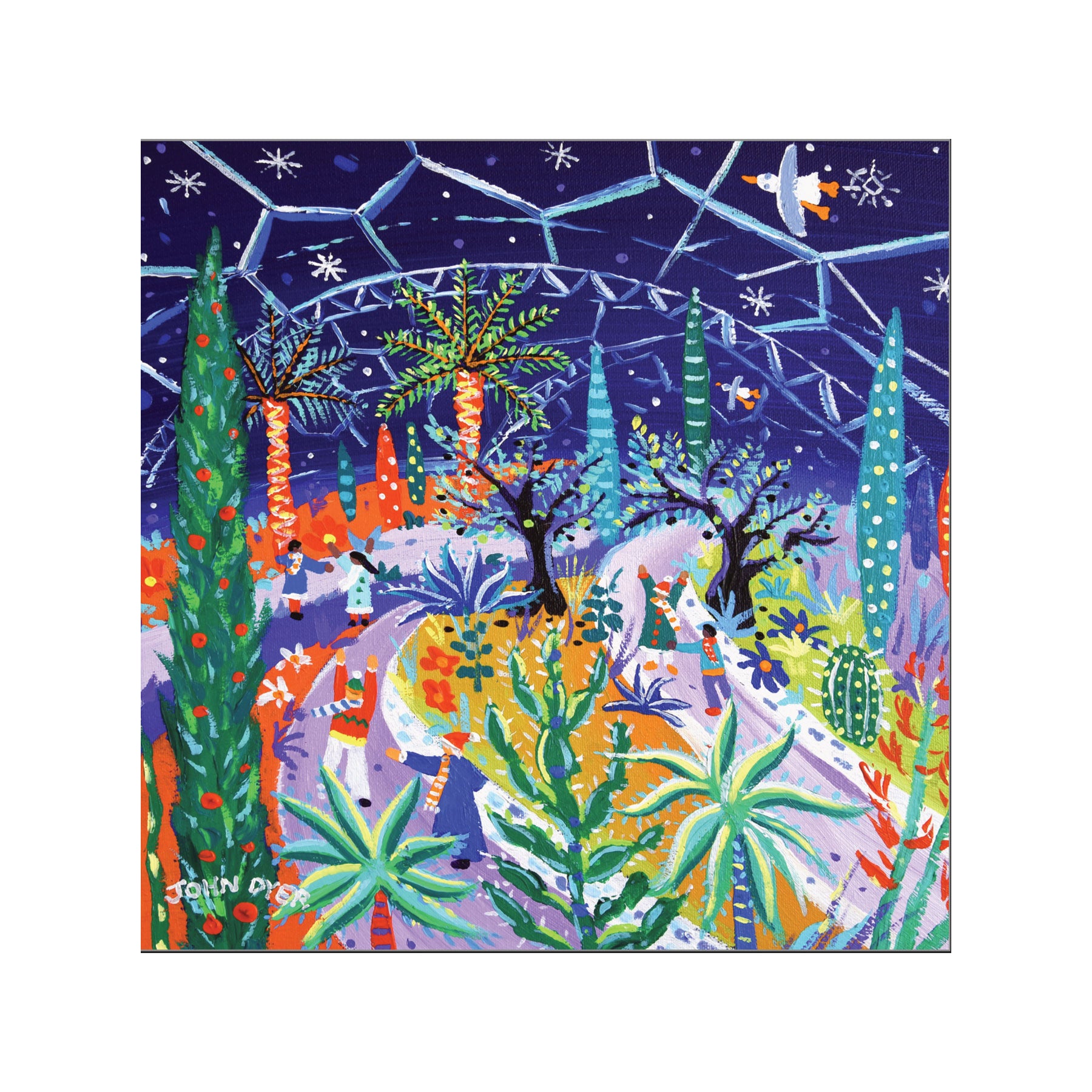 Mediterranean Festive Fun Christmas card