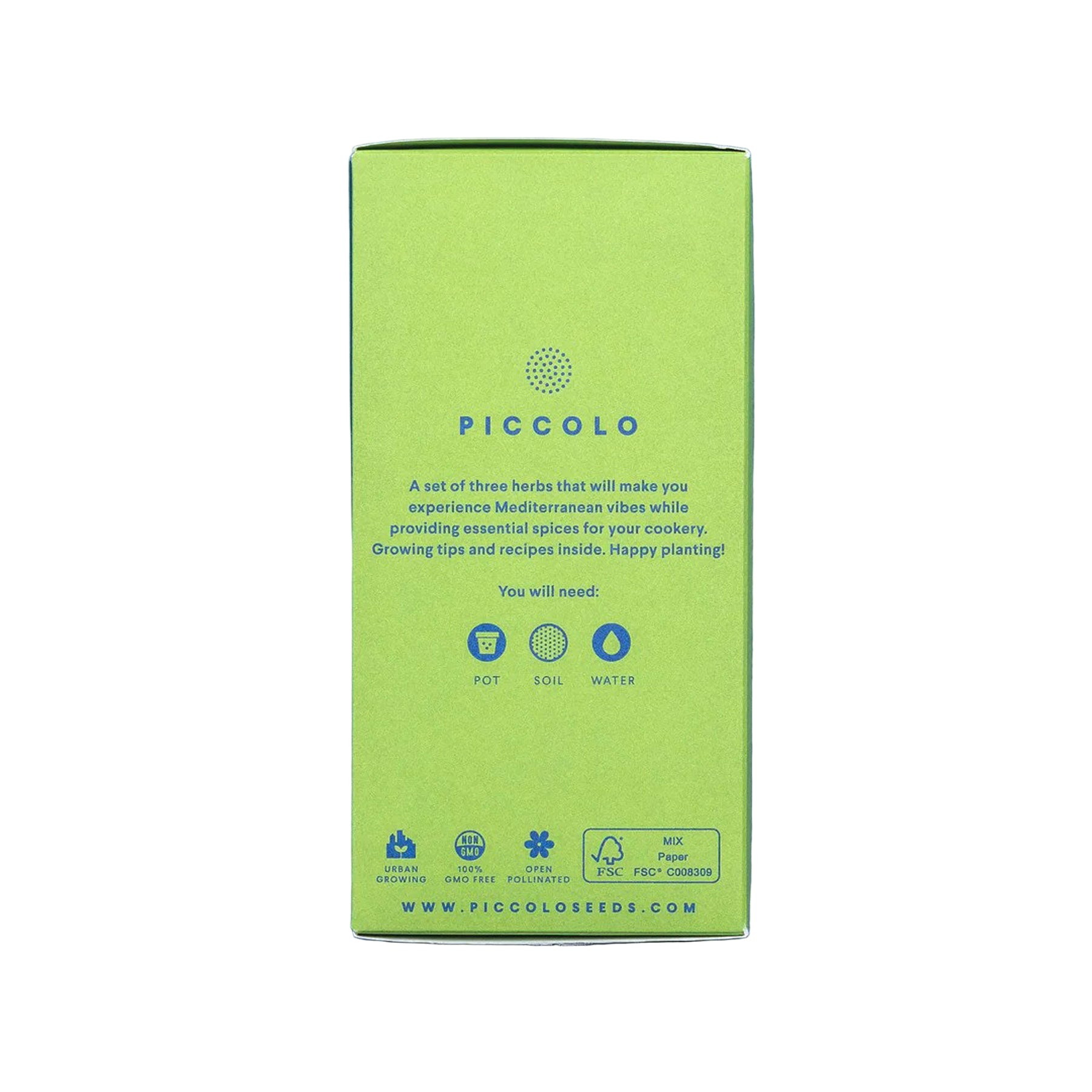 Mediterranean herbs seed collection