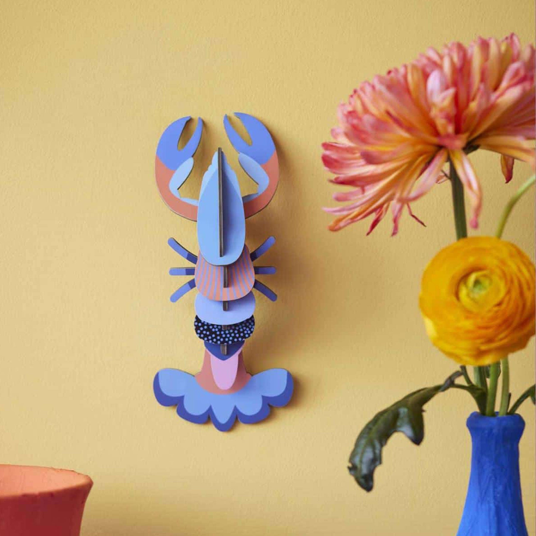 Mini lobster wall art