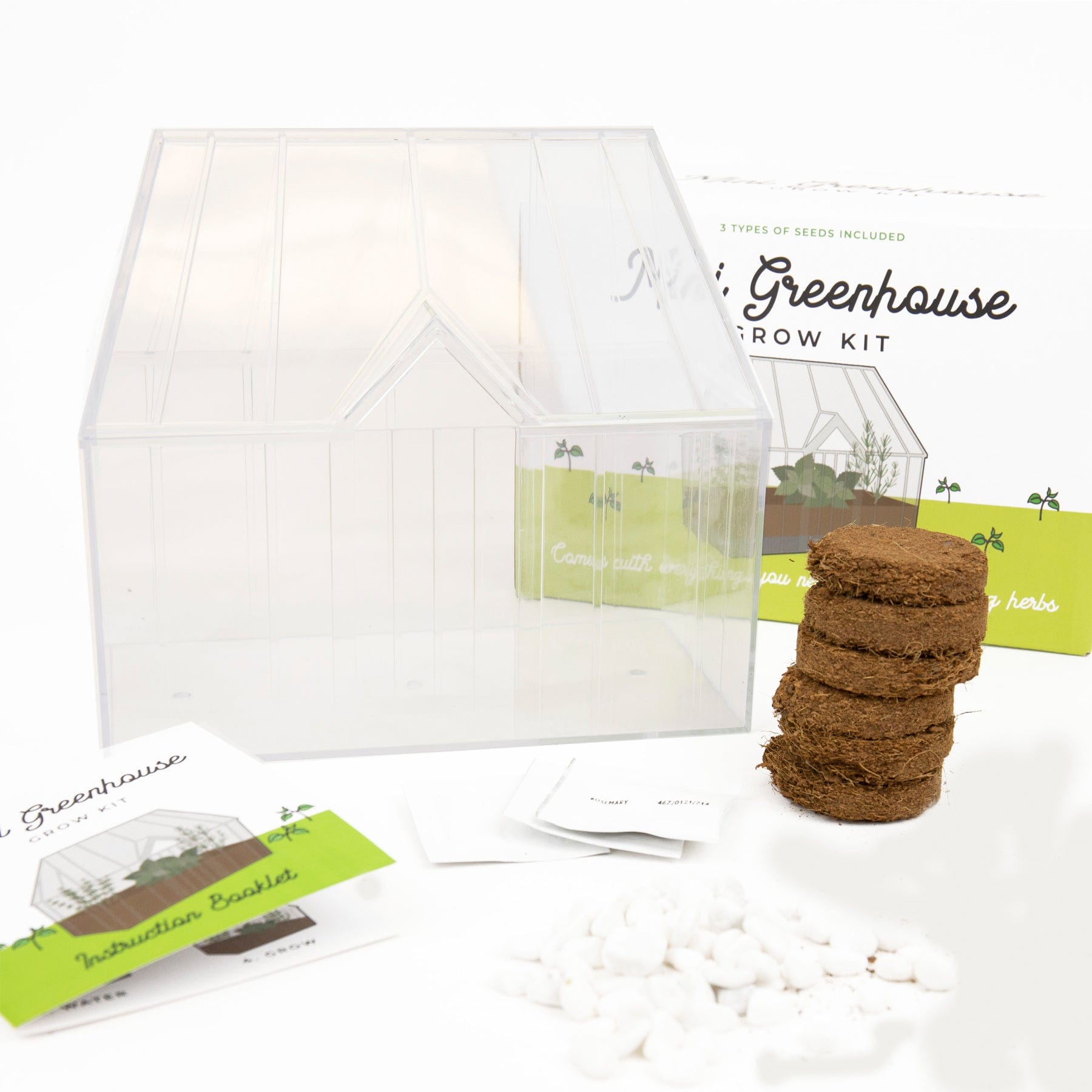 Mini greenhouse grow kit