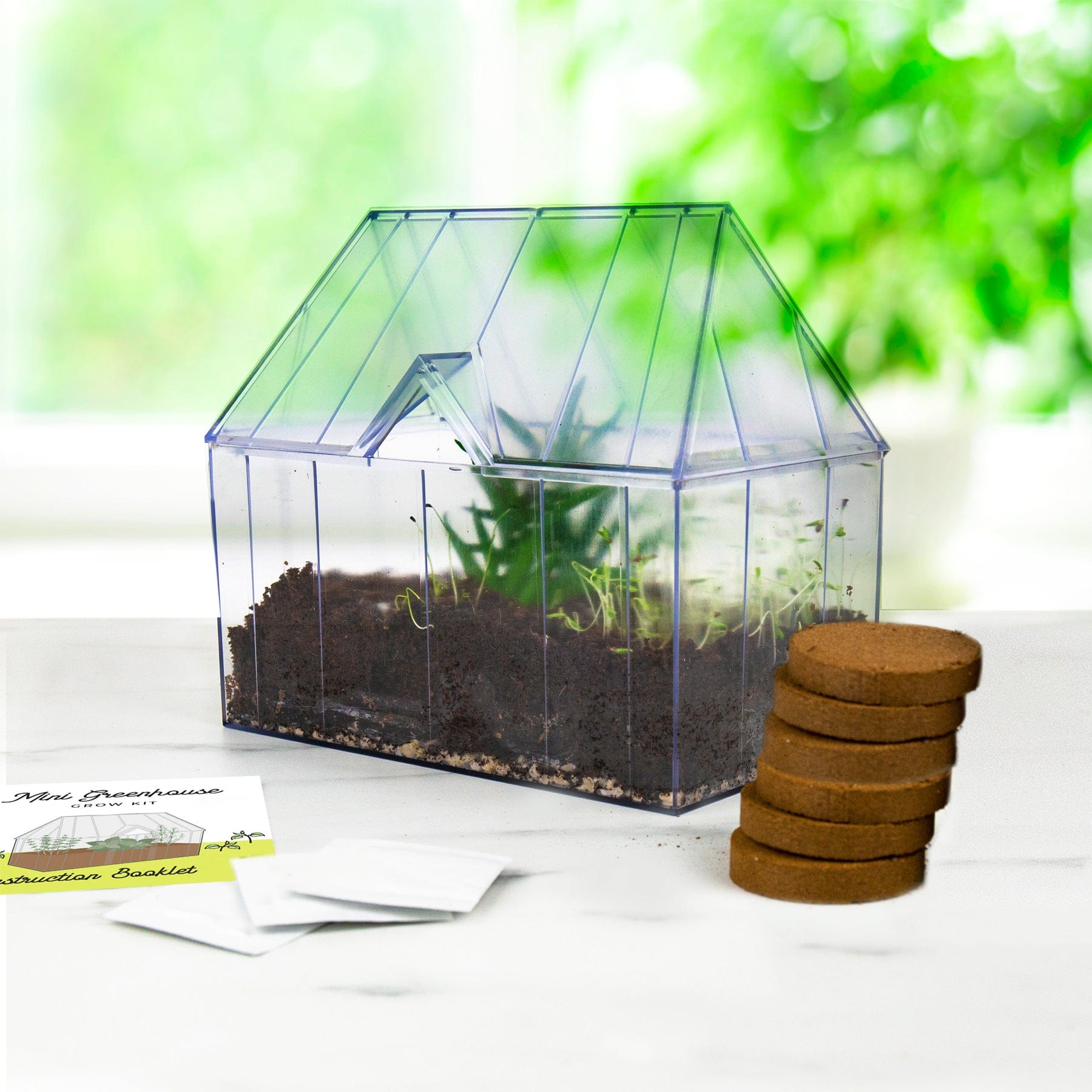 Mini greenhouse grow kit