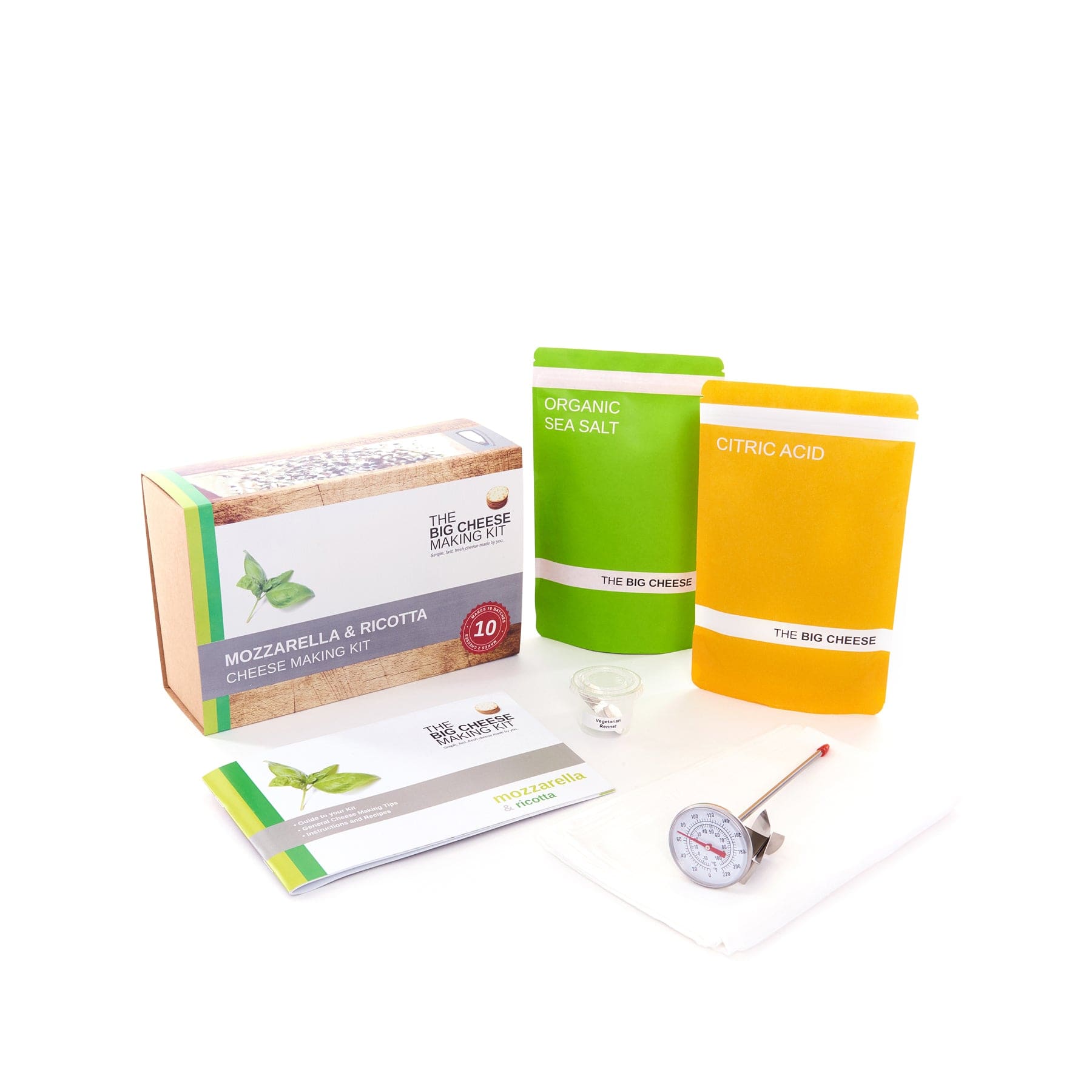 Mozzarella & ricotta cheese making kit