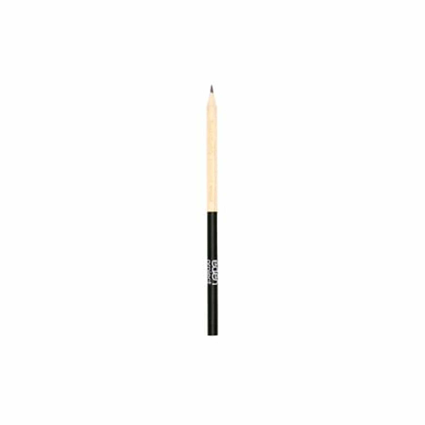 Green logo half wood pencil