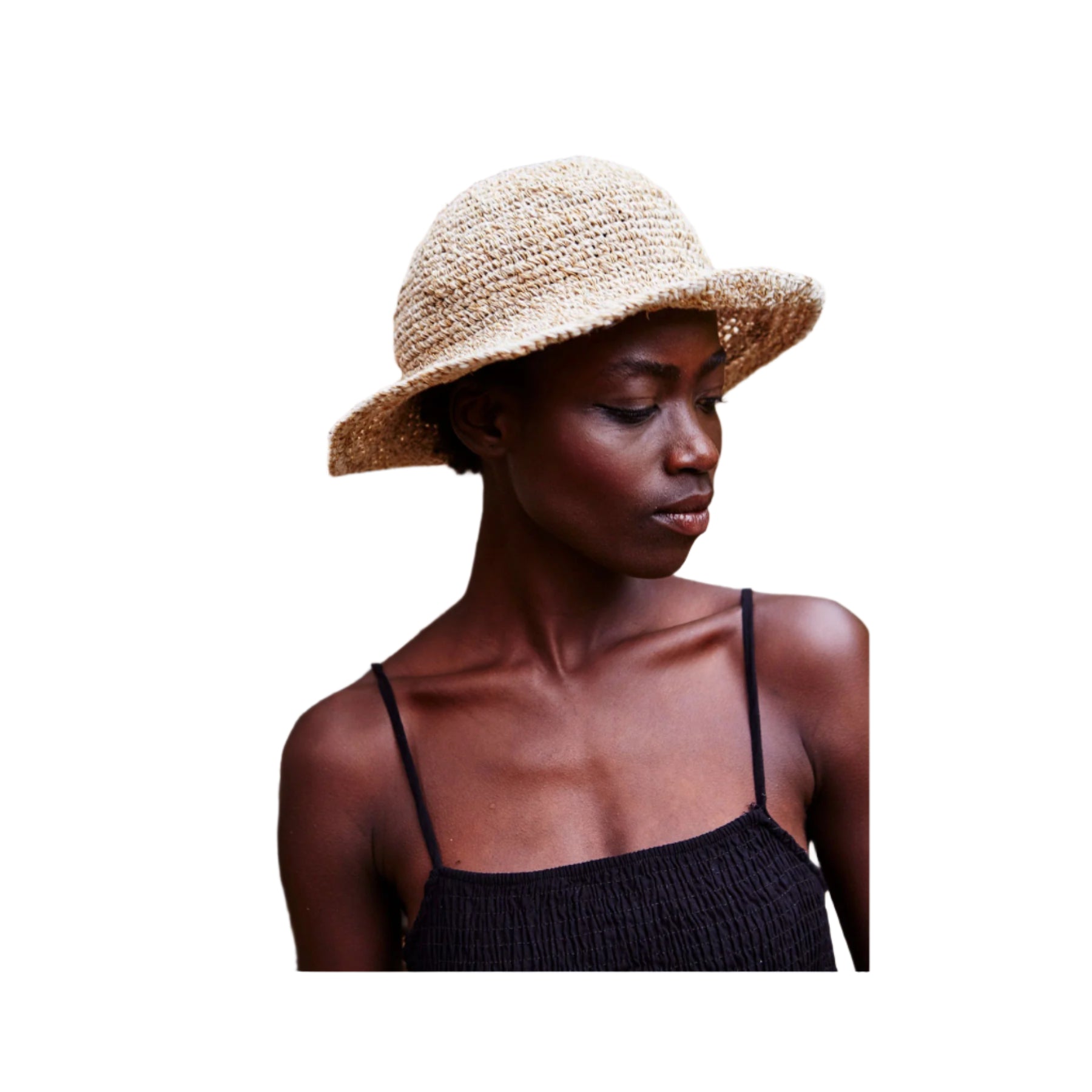 Natural hemp & cotton sun hat