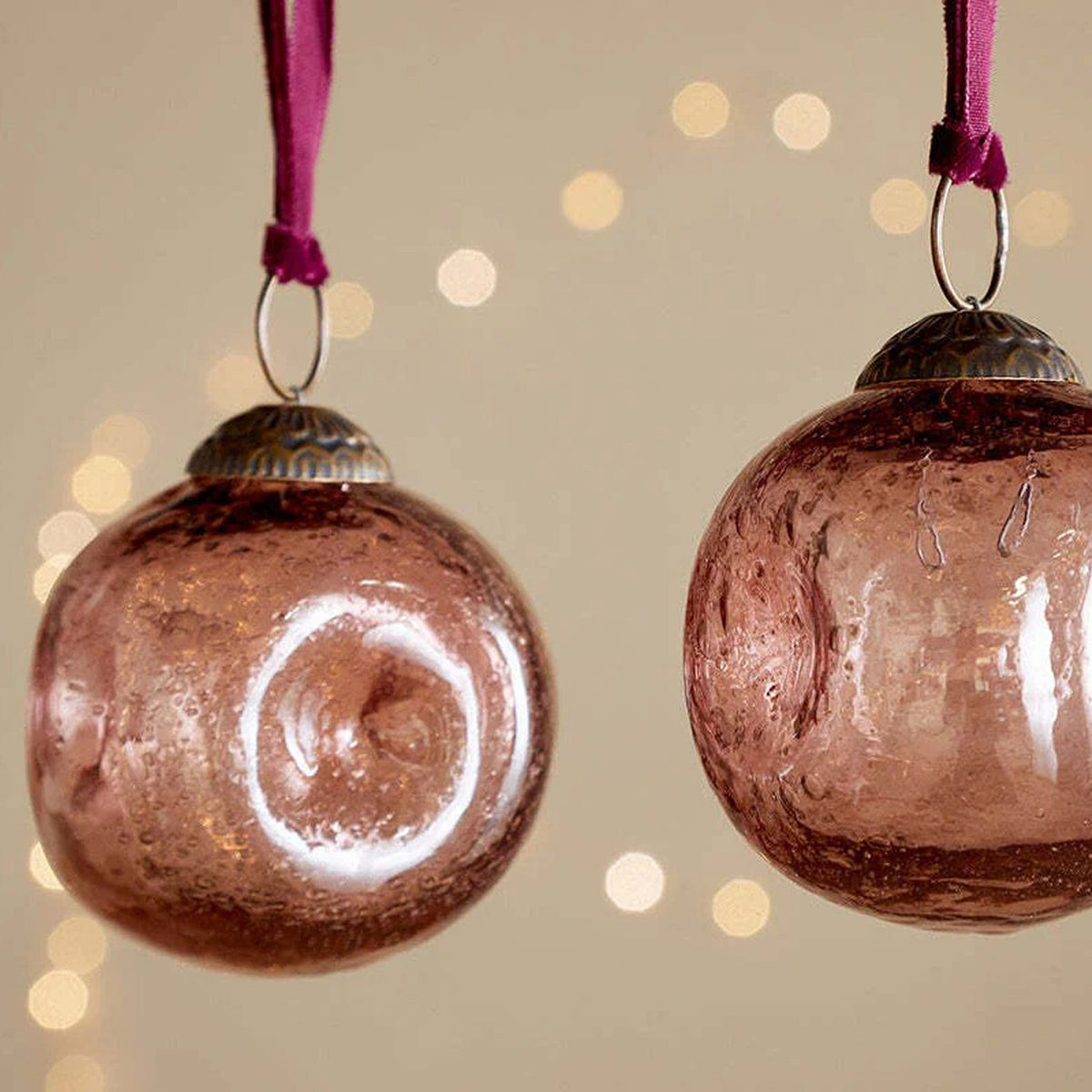 Nishan pinched bauble copper
