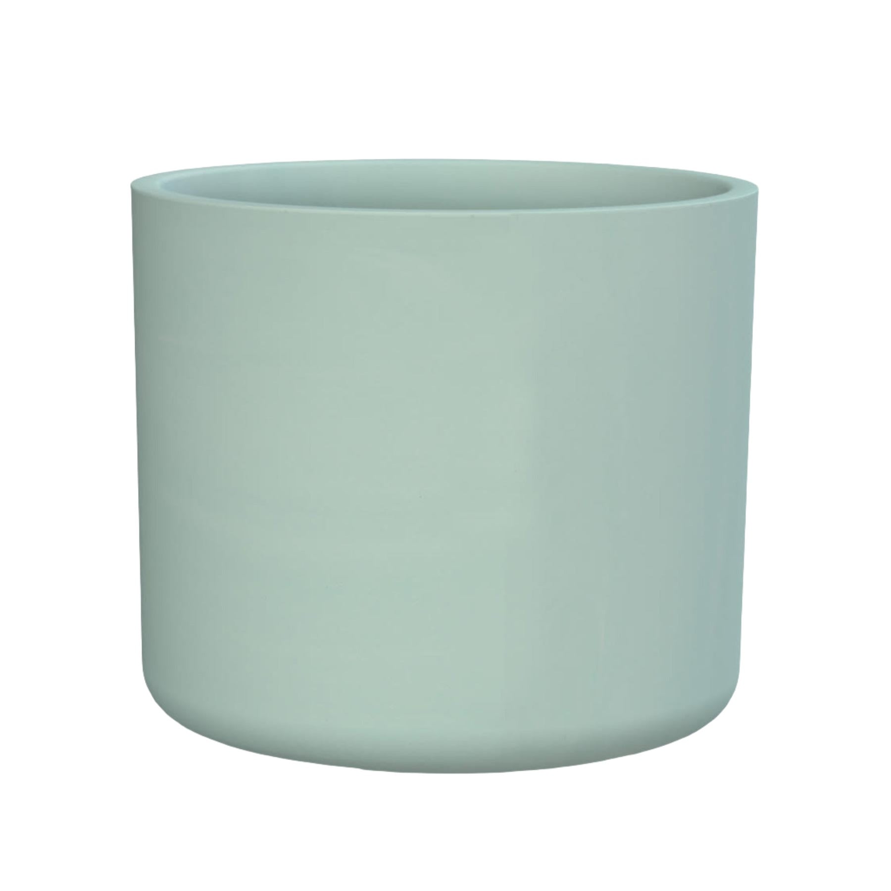 Ocean round planter light green 30cm