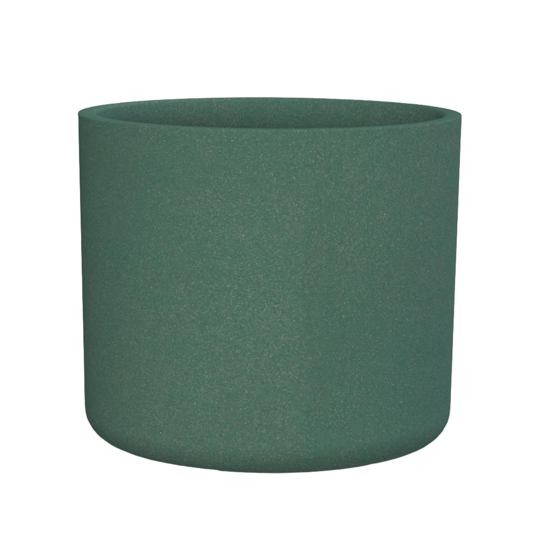 Ocean round planter dark green 30cm