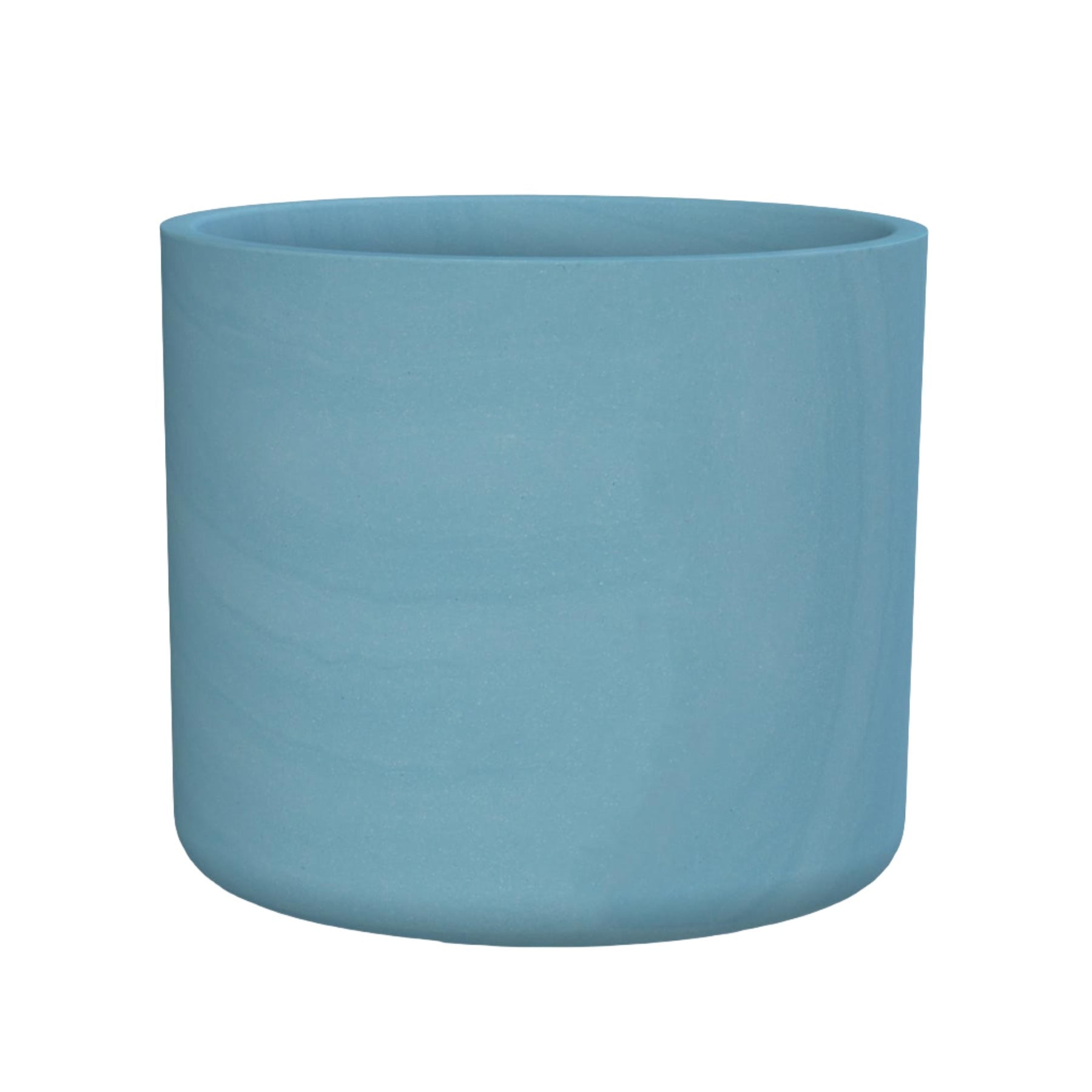 Ocean round planter light blue 30cm