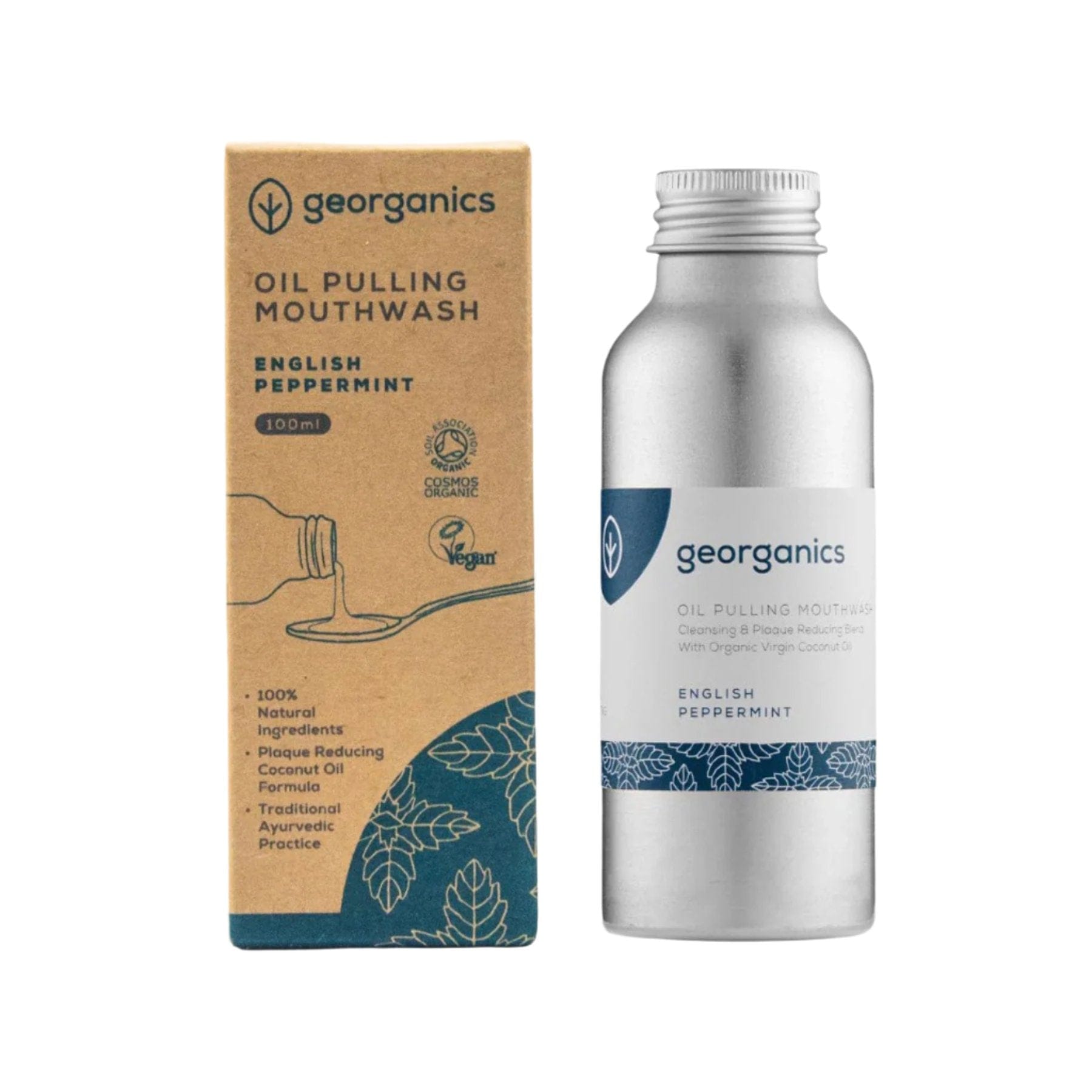 Oil pulling mouthwash - peppermint