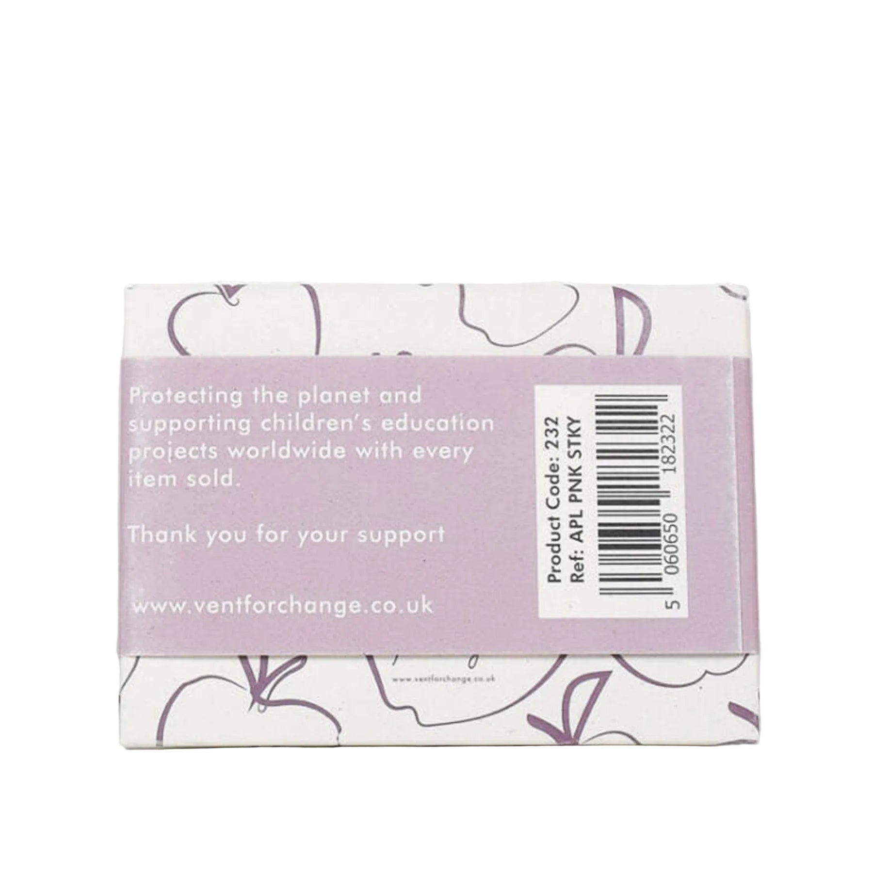 Orchard notes sticky notes block pink