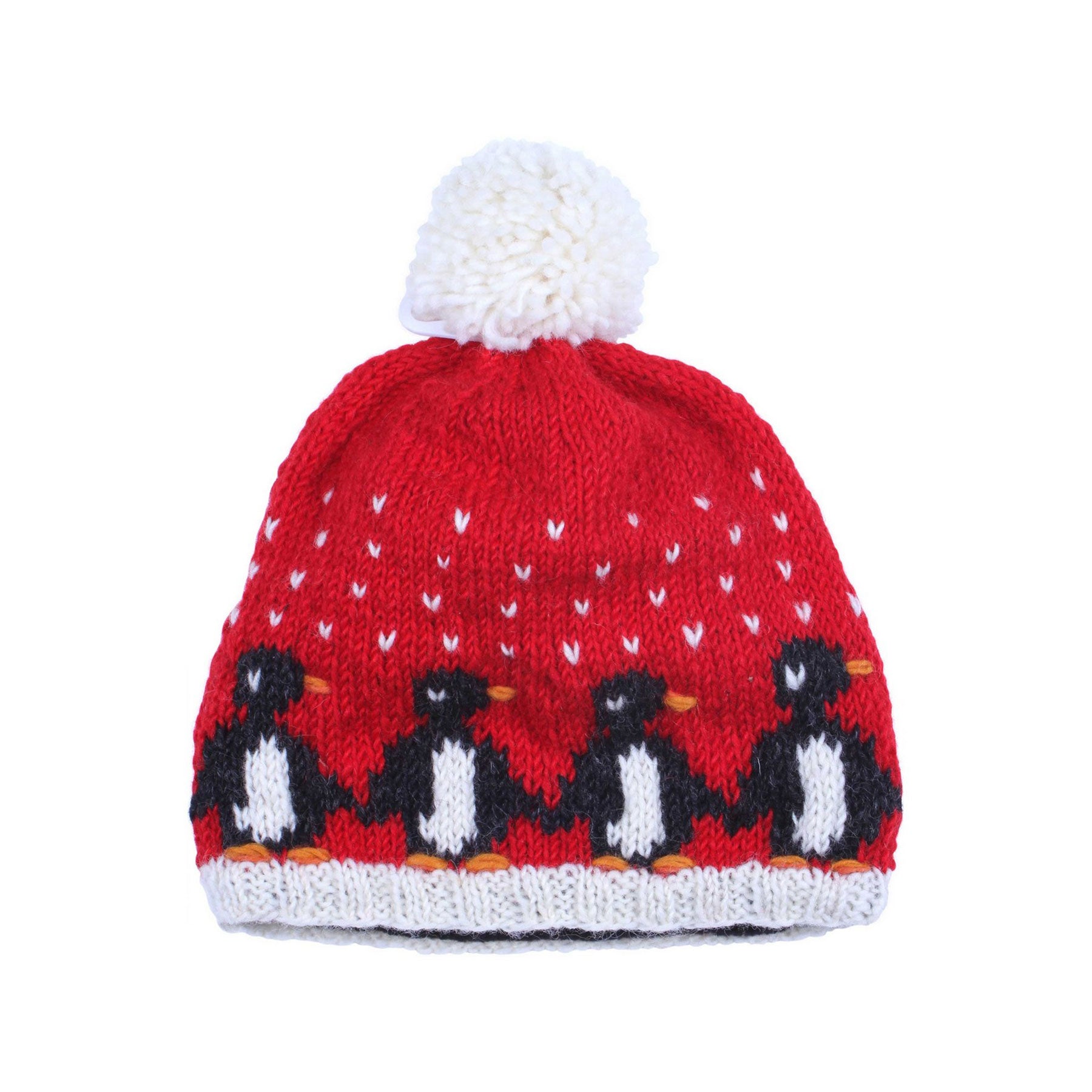 Penguin christmas bobble beanie
