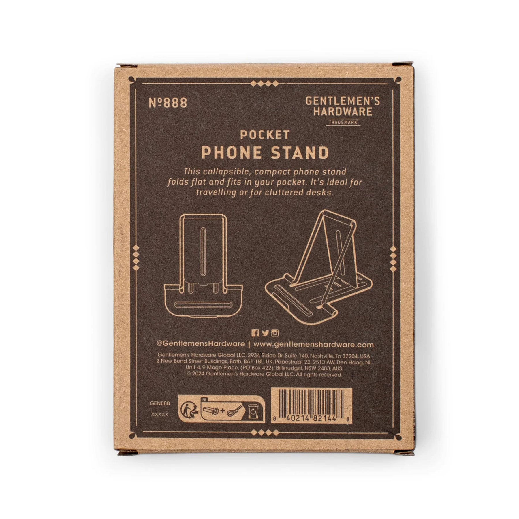 Pocket phone stand