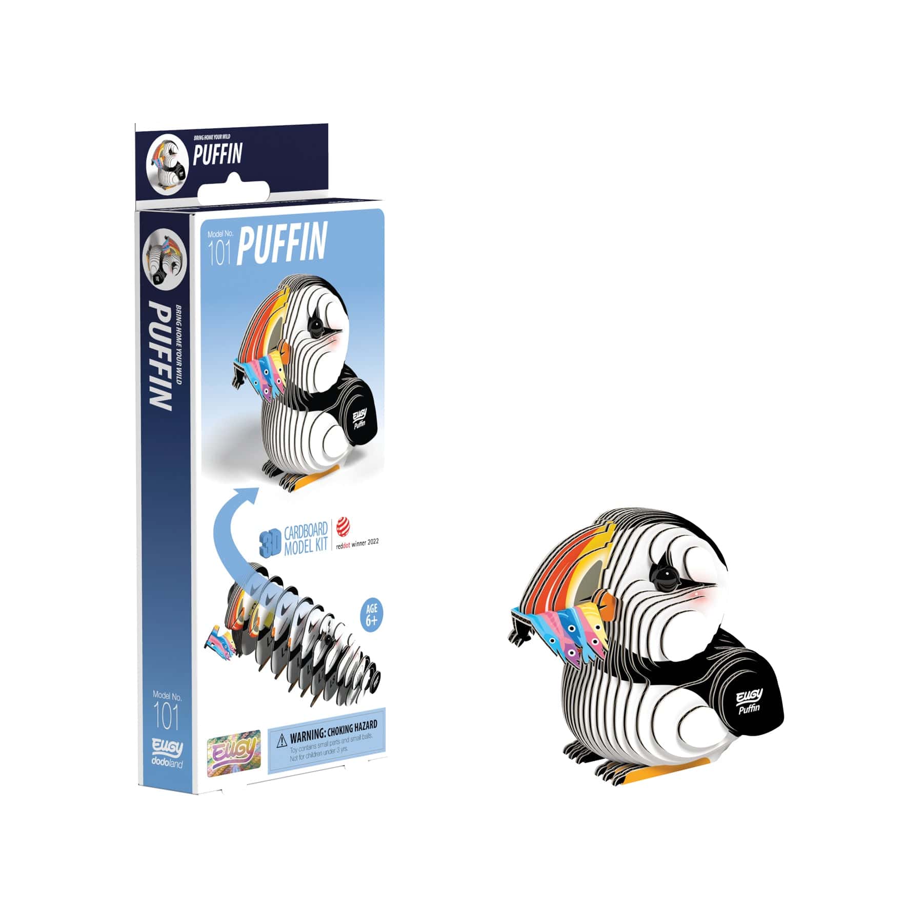 Puffin 3D model kit