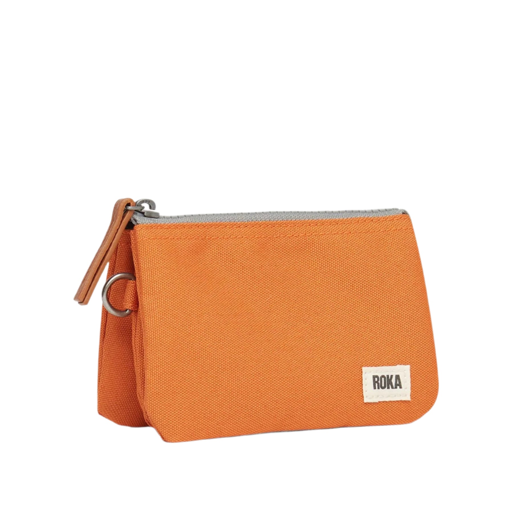 Carnaby atomic orange recycled canvas wallet