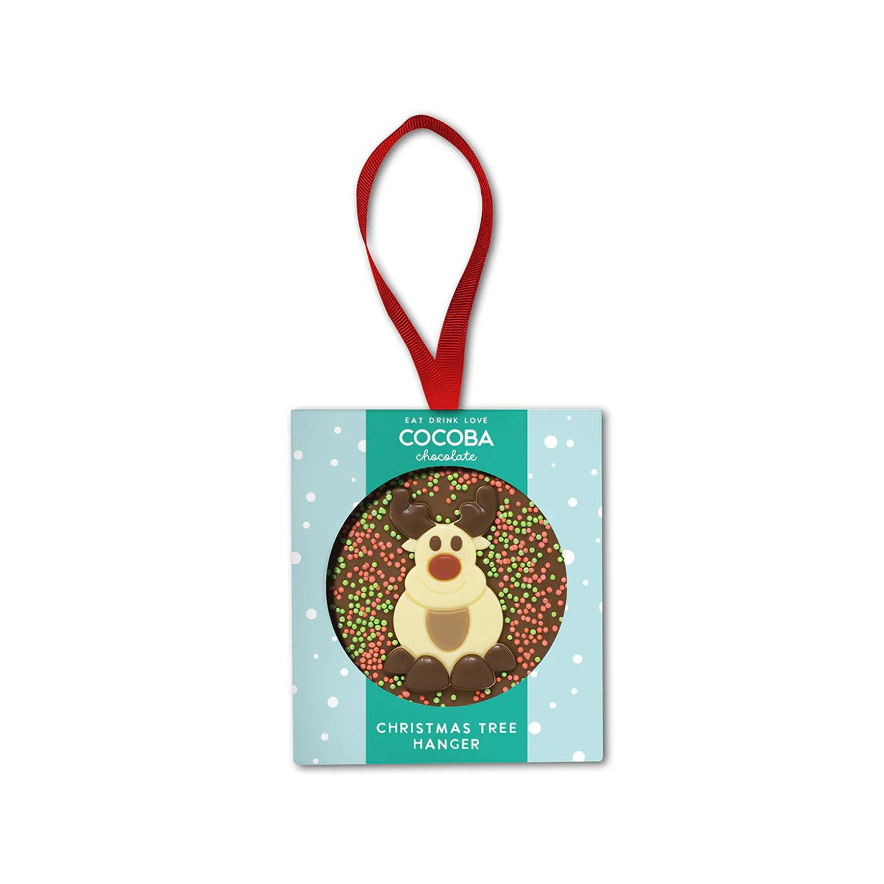 Christmas reindeer milk chocolate tree hanger 50g