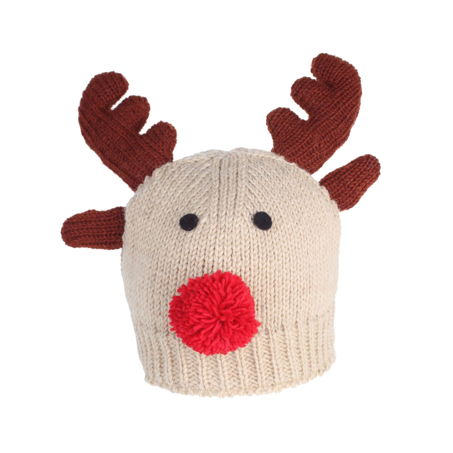 Christmas rudolf beanie