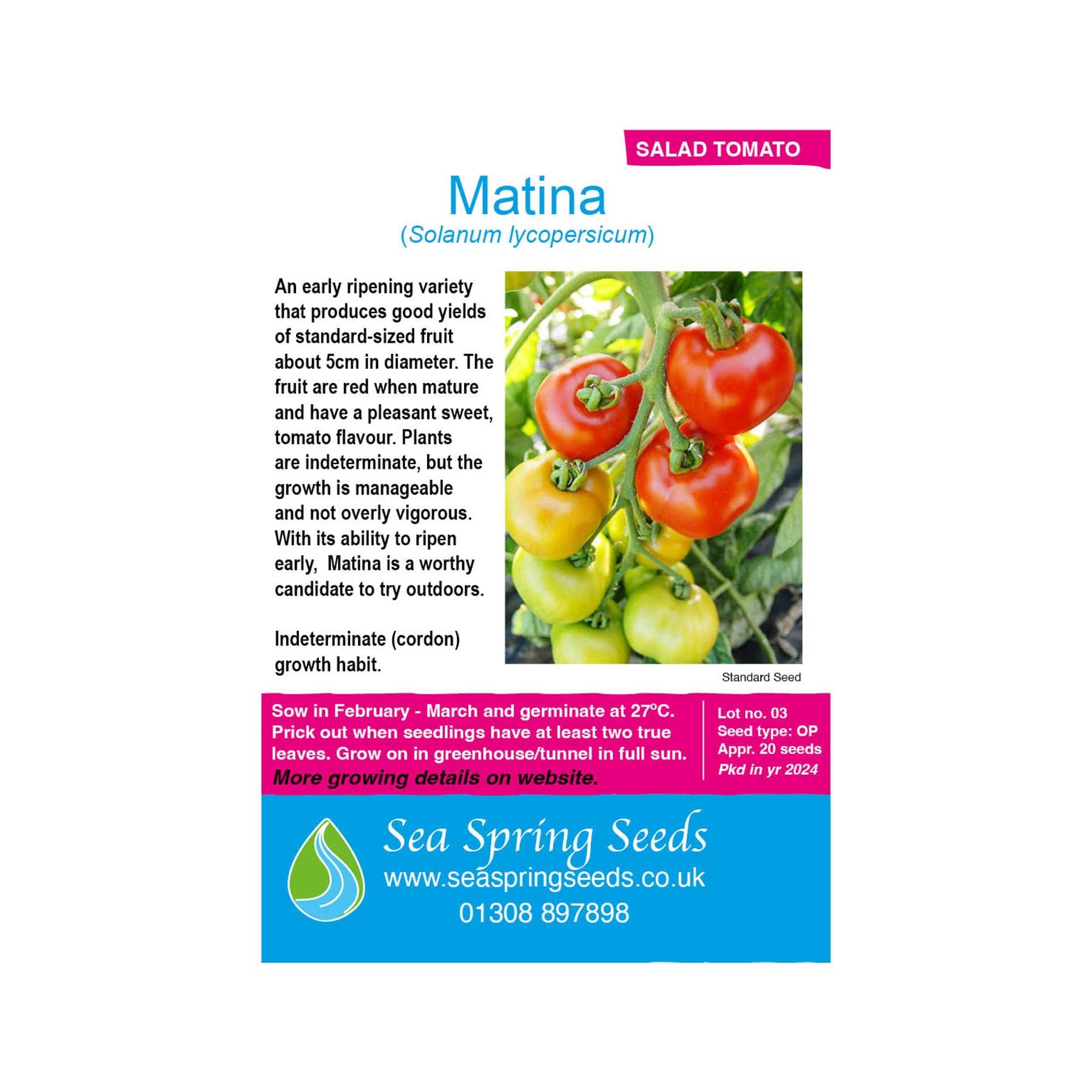 Matina tomato seeds
