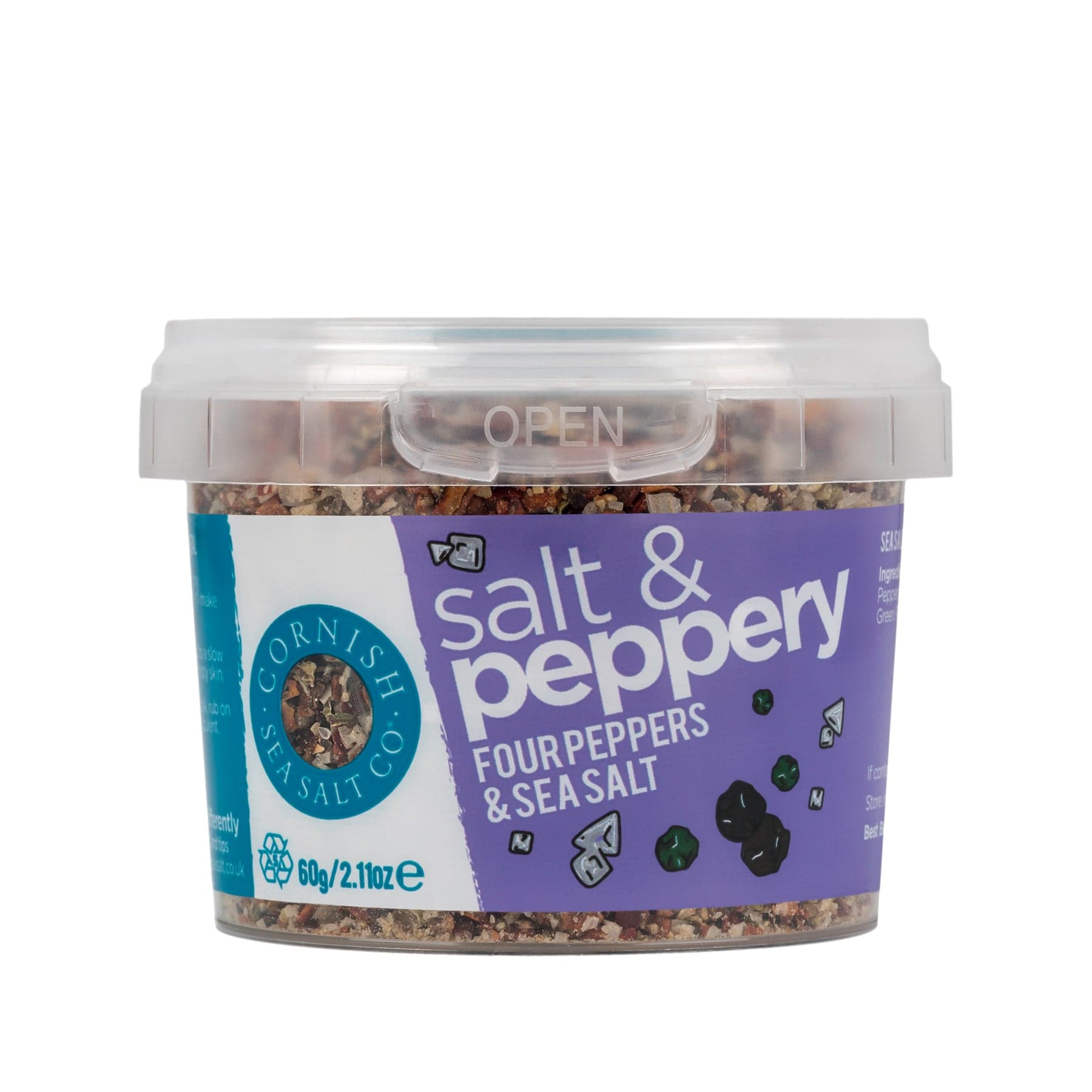 Salt & peppery sea salt 60g