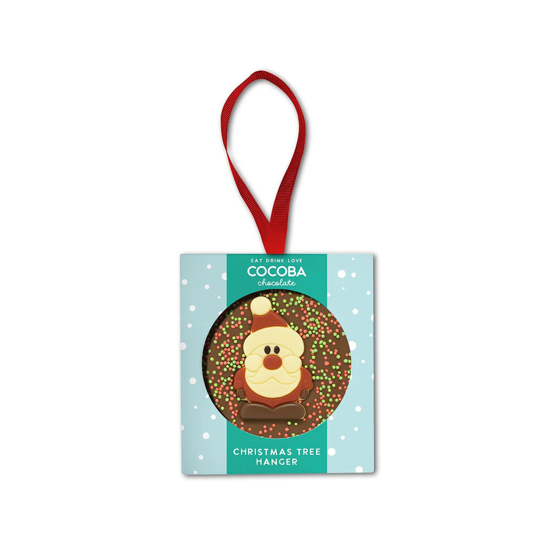 Christmas santa milk chocolate tree hanger 50g