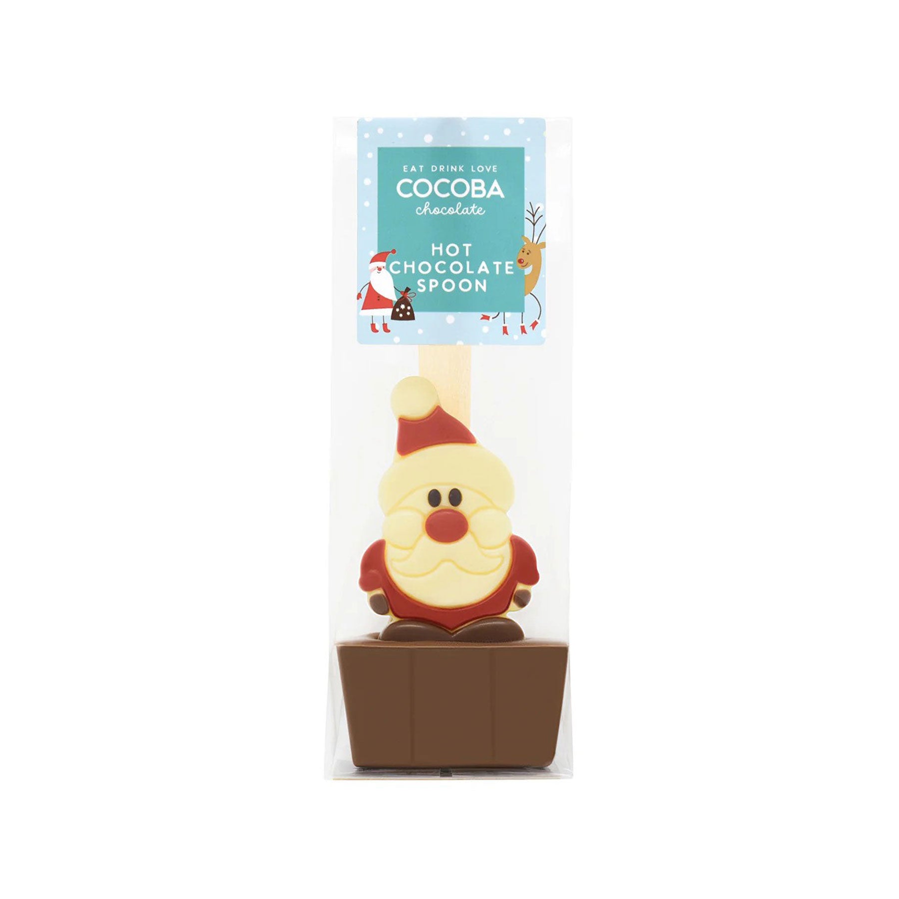 Christmas santa milk hot chocolate spoon 50g