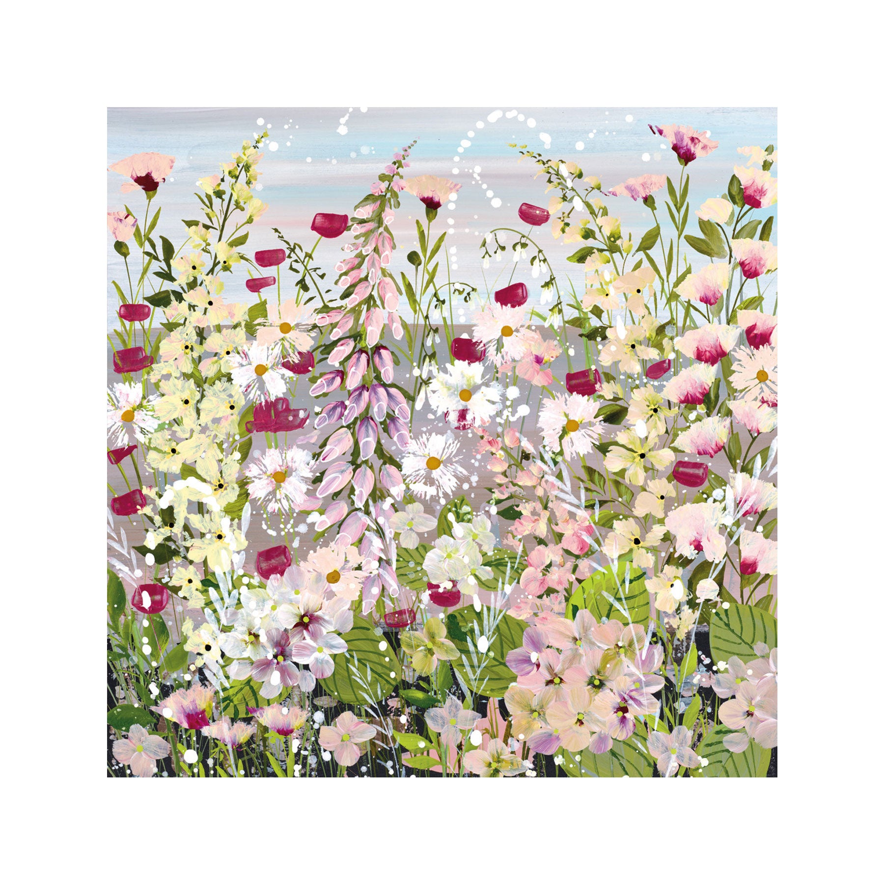 Secret garden greetings card