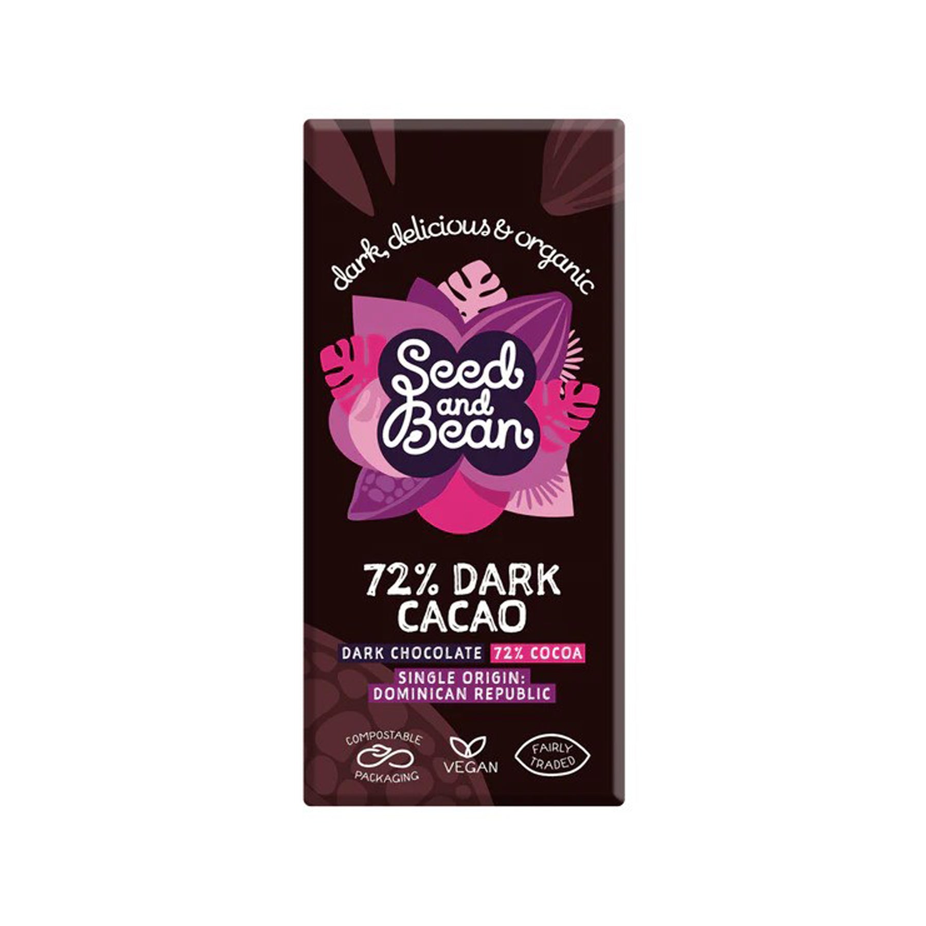 Extra dark 72% cocoa chocolate 75g