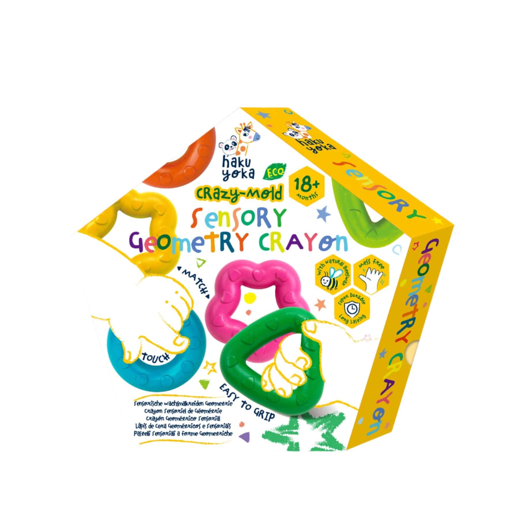 Sensory geometry crayon