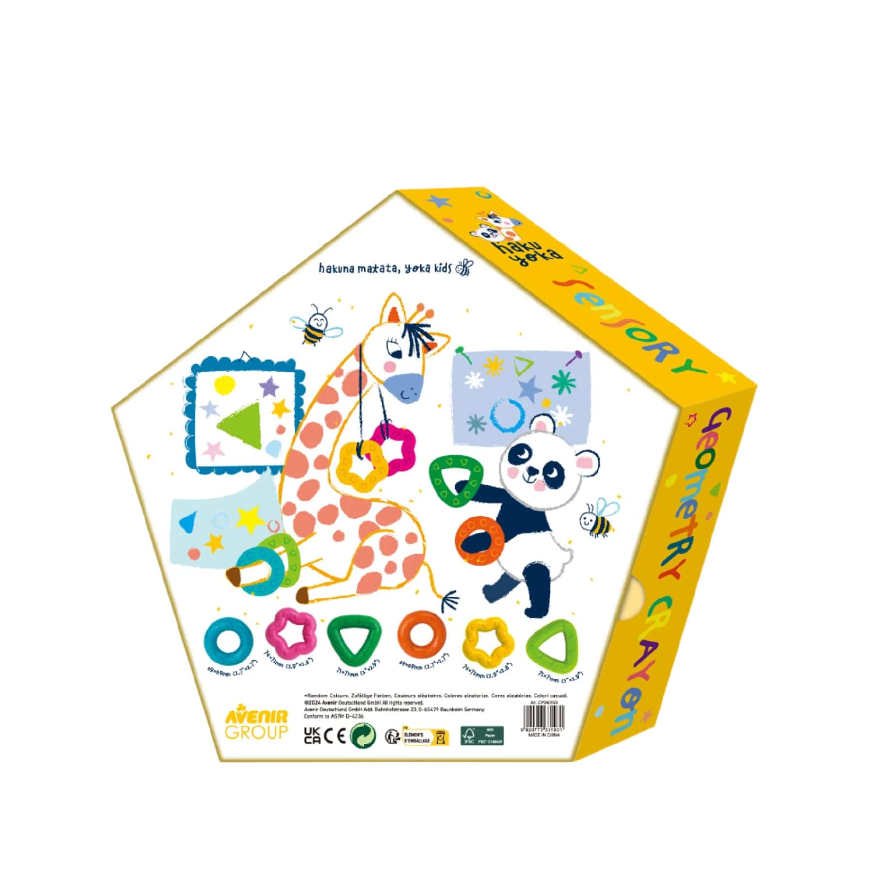 Sensory geometry crayon