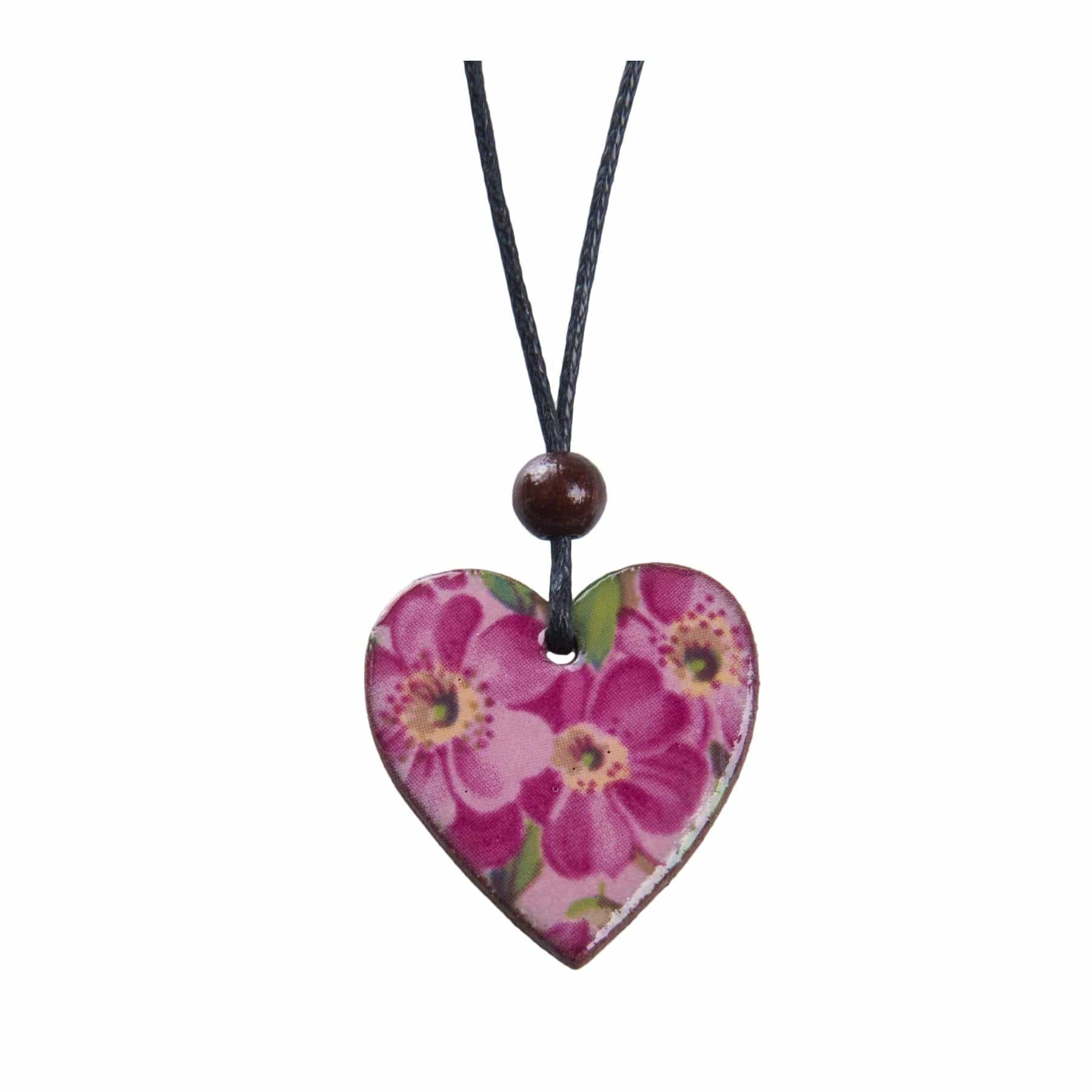 Floral pendant pink flower