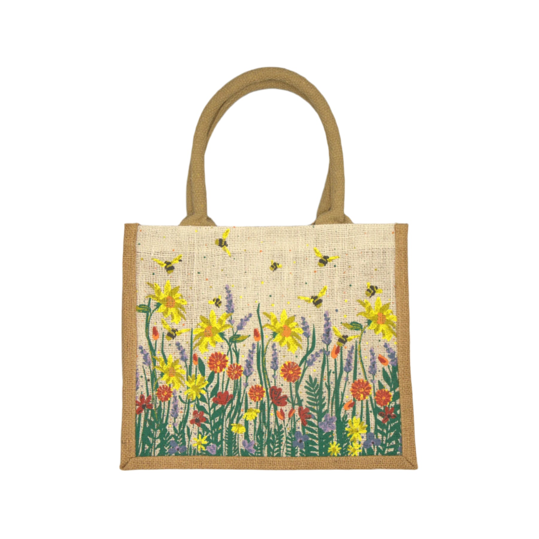 Small pollinator jute bag
