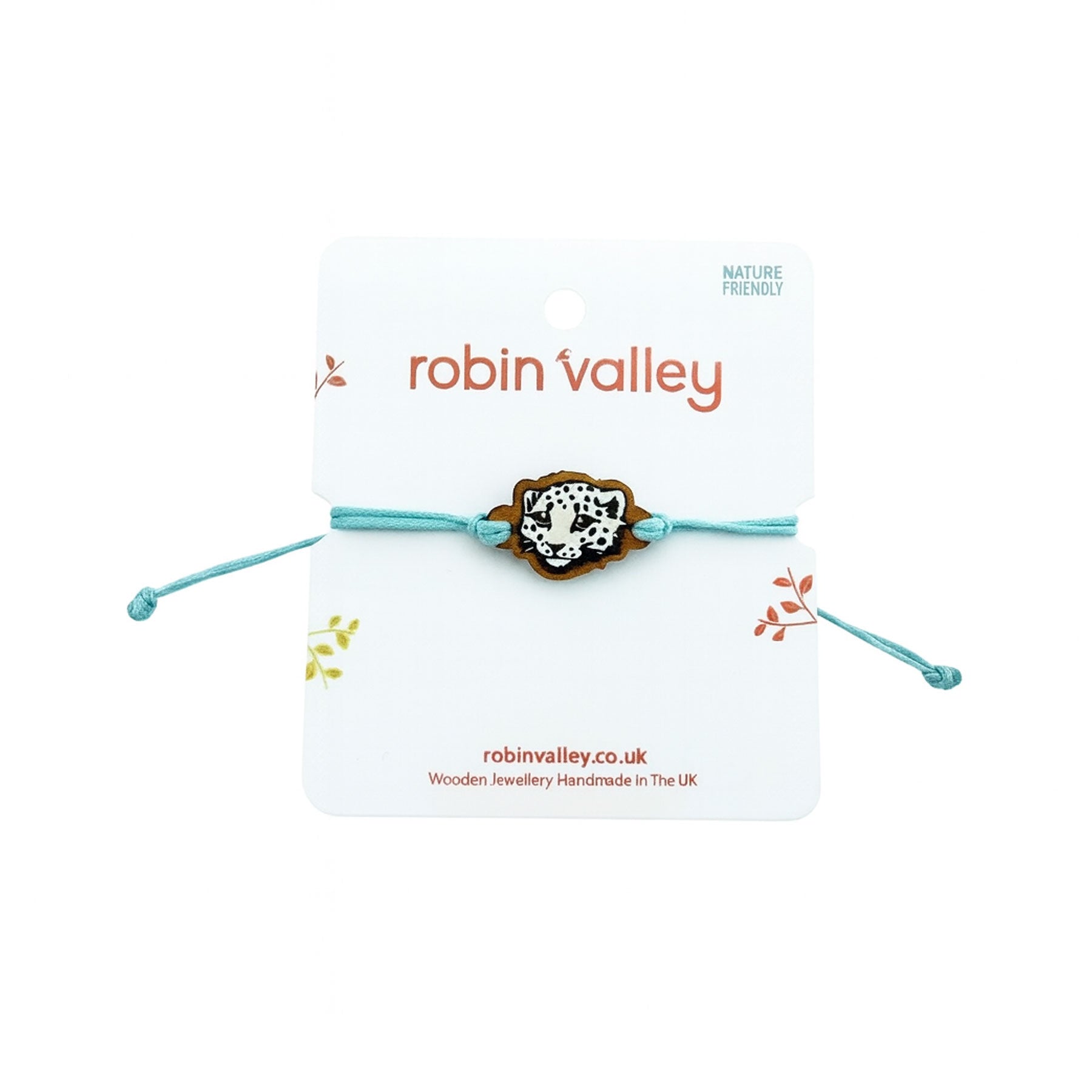 Snow leopard bracelet