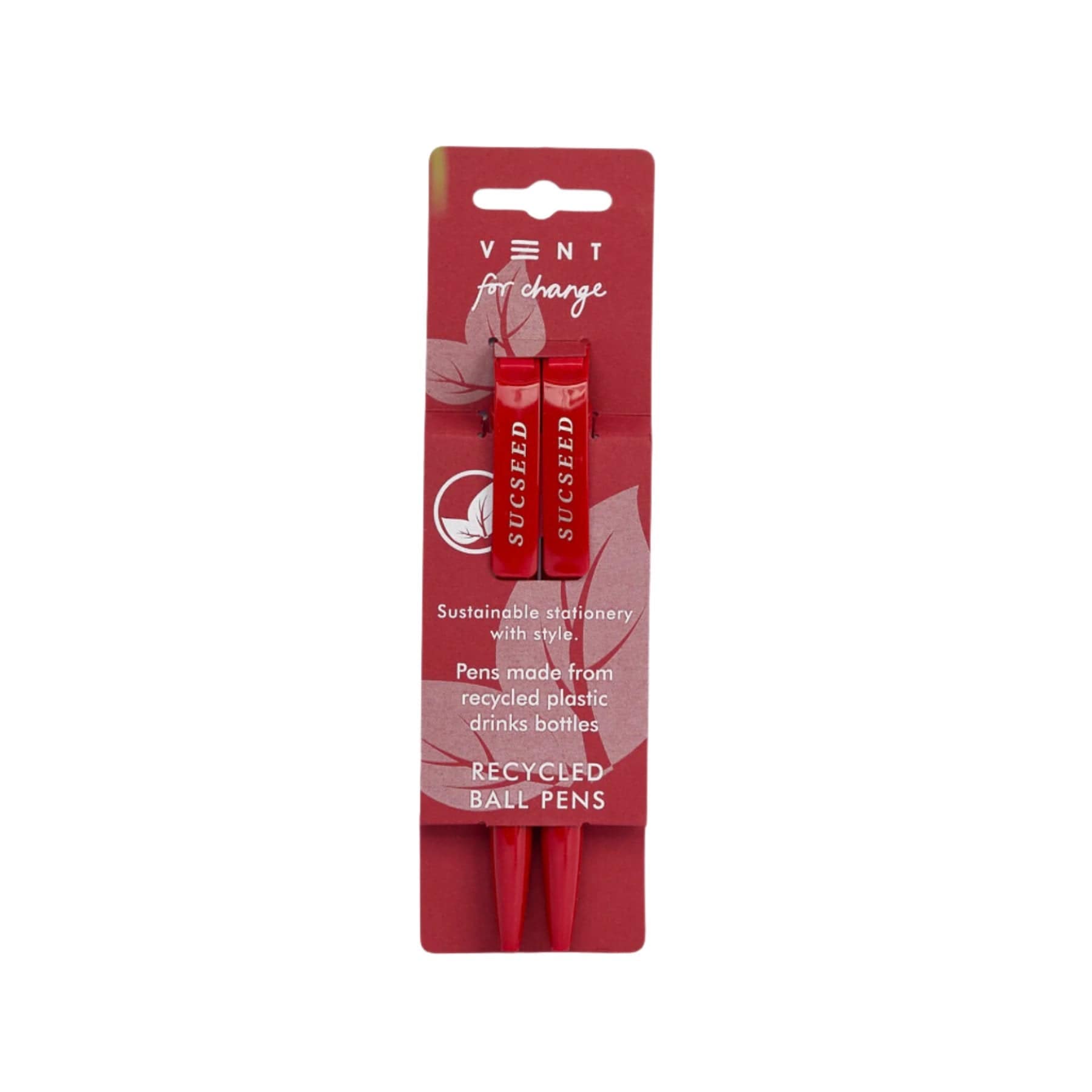 Recycled pens - cherry