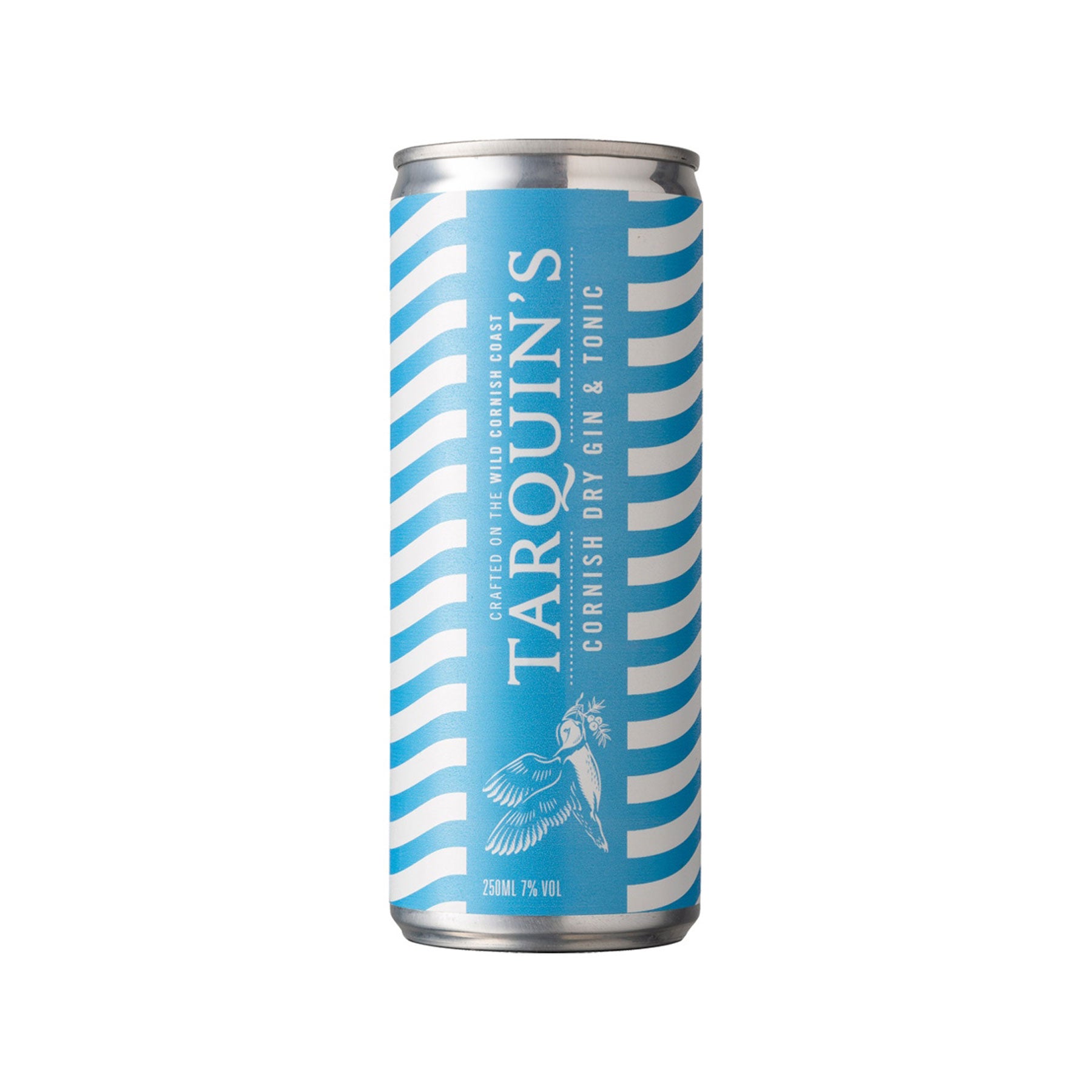 Cornish dry gin and tonic 250ml