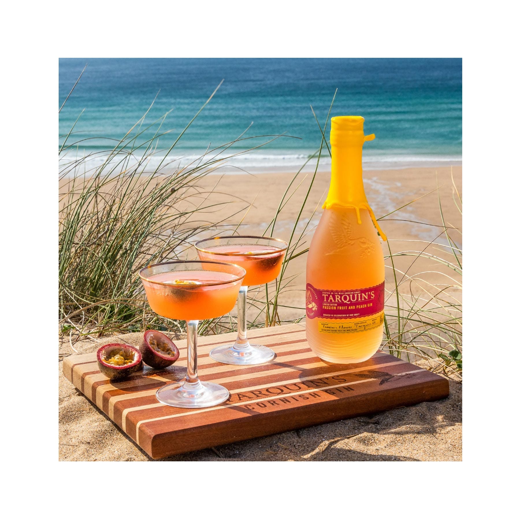 Passion fruit & peach gin 70cl