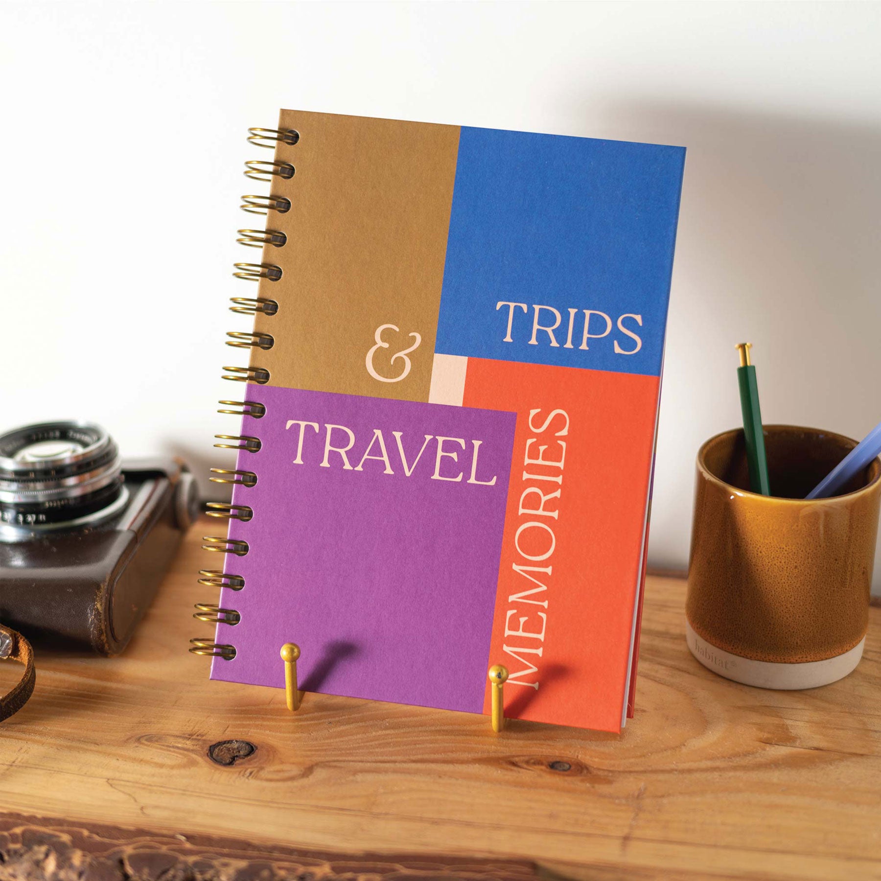 Trips & travel memories A5 journal
