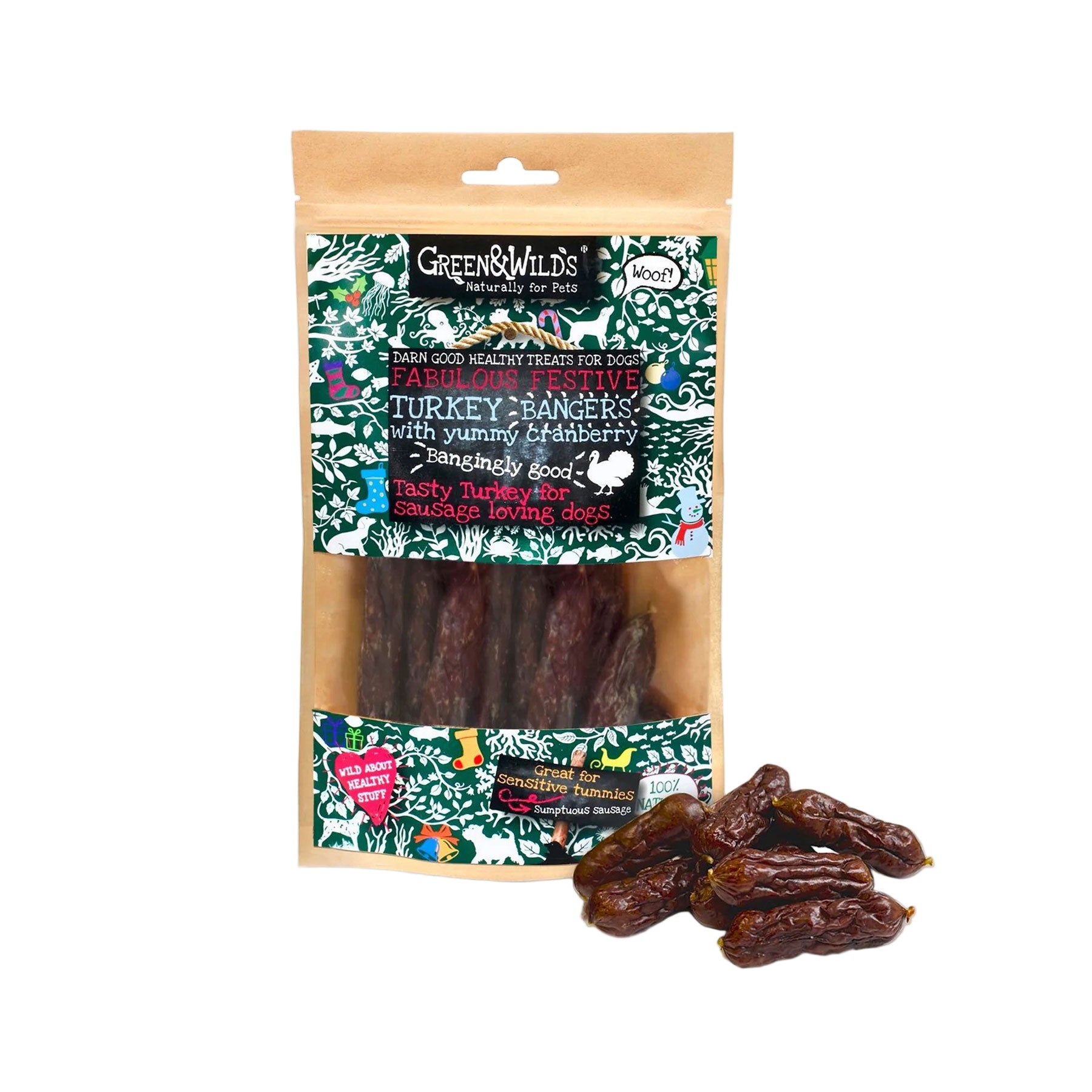 Turkey bangers treats 75g